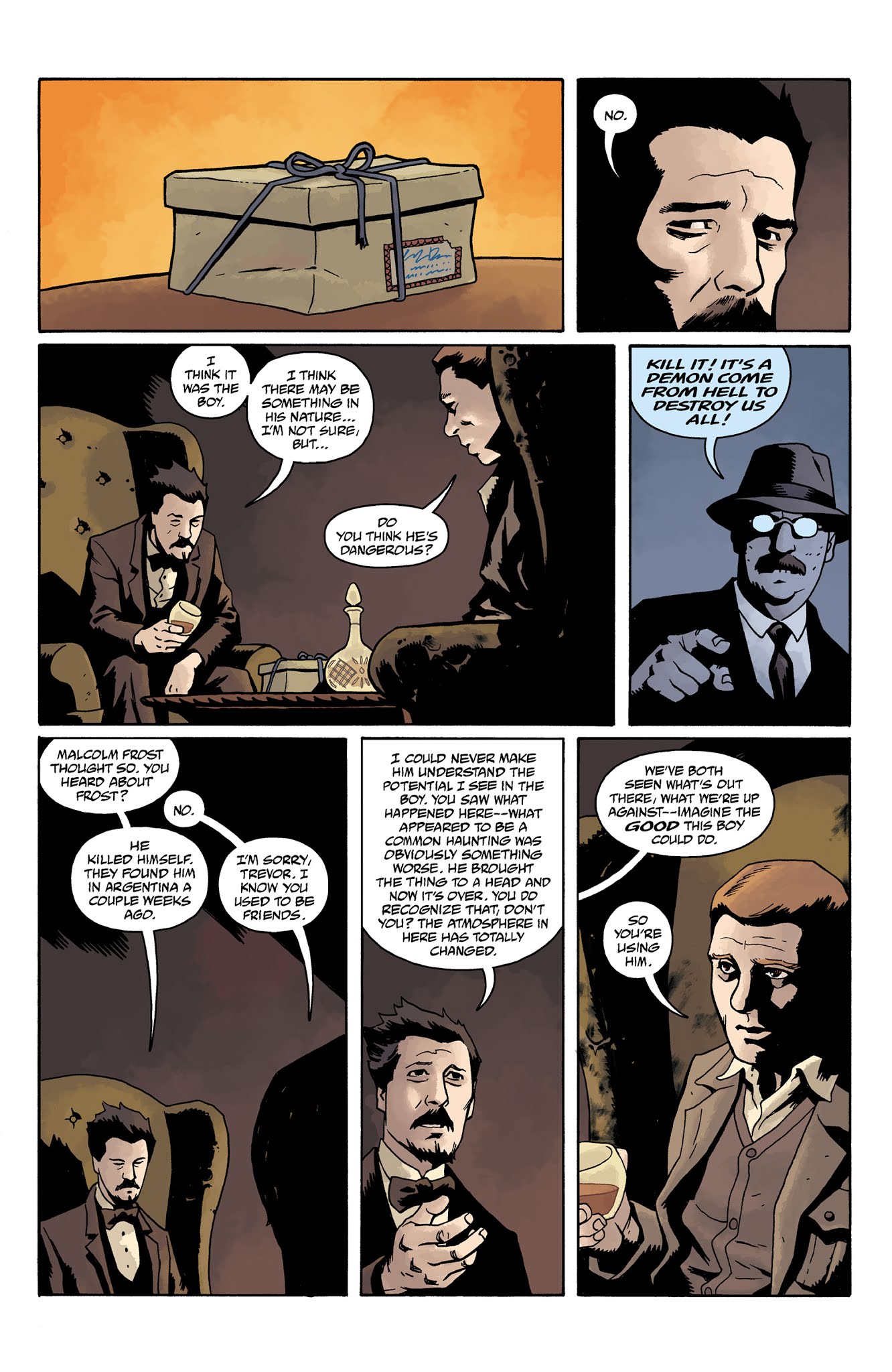 Read online Hellboy and the B.P.R.D.: 1953 - The Phantom Hand & the Kelpie comic -  Issue # Full - 18