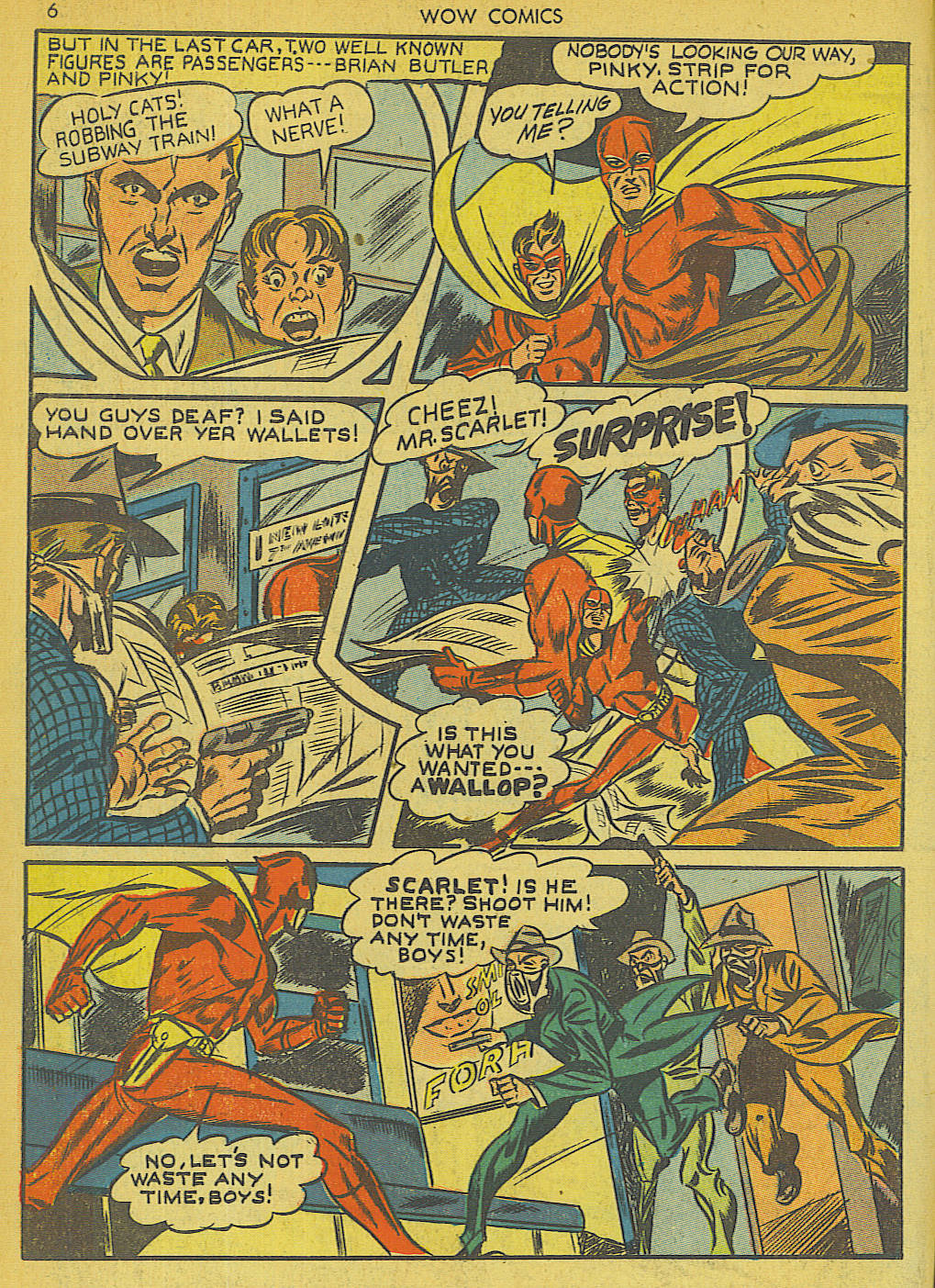 Read online Wow Comics comic -  Issue #6 - 6