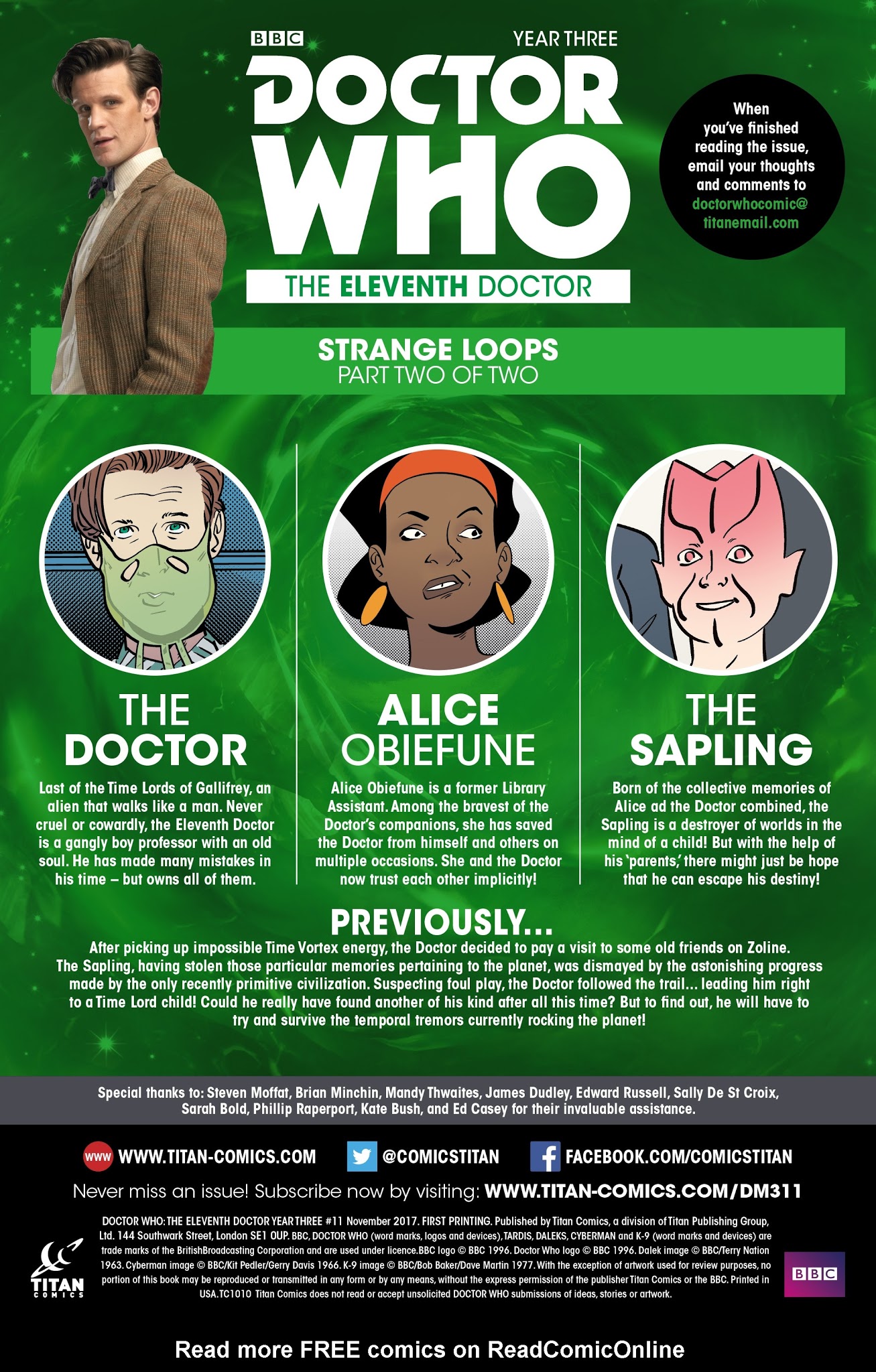 Read online Doctor Who: The Eleventh Doctor Year Three comic -  Issue #11 - 3
