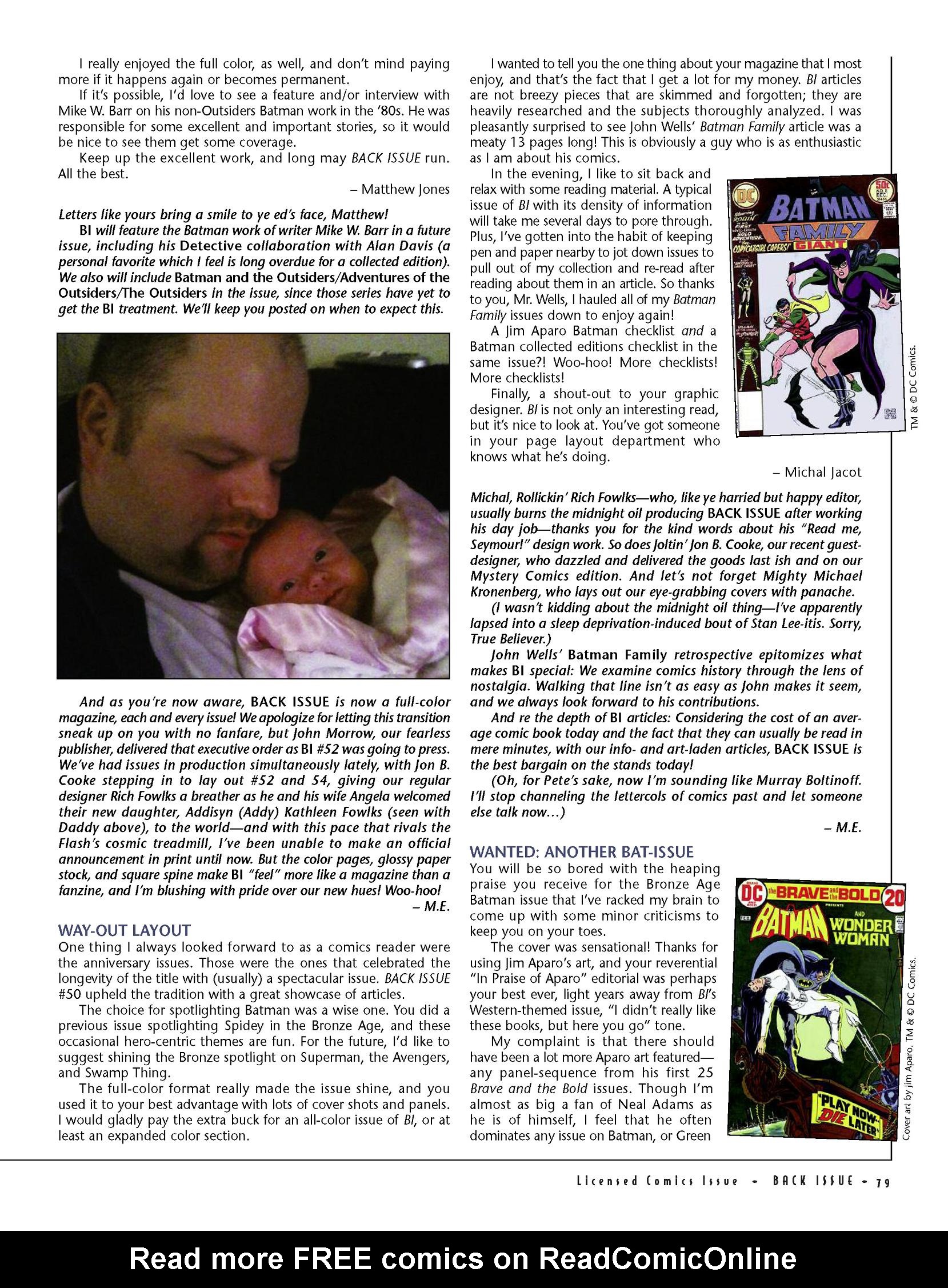 Read online Back Issue comic -  Issue #55 - 78