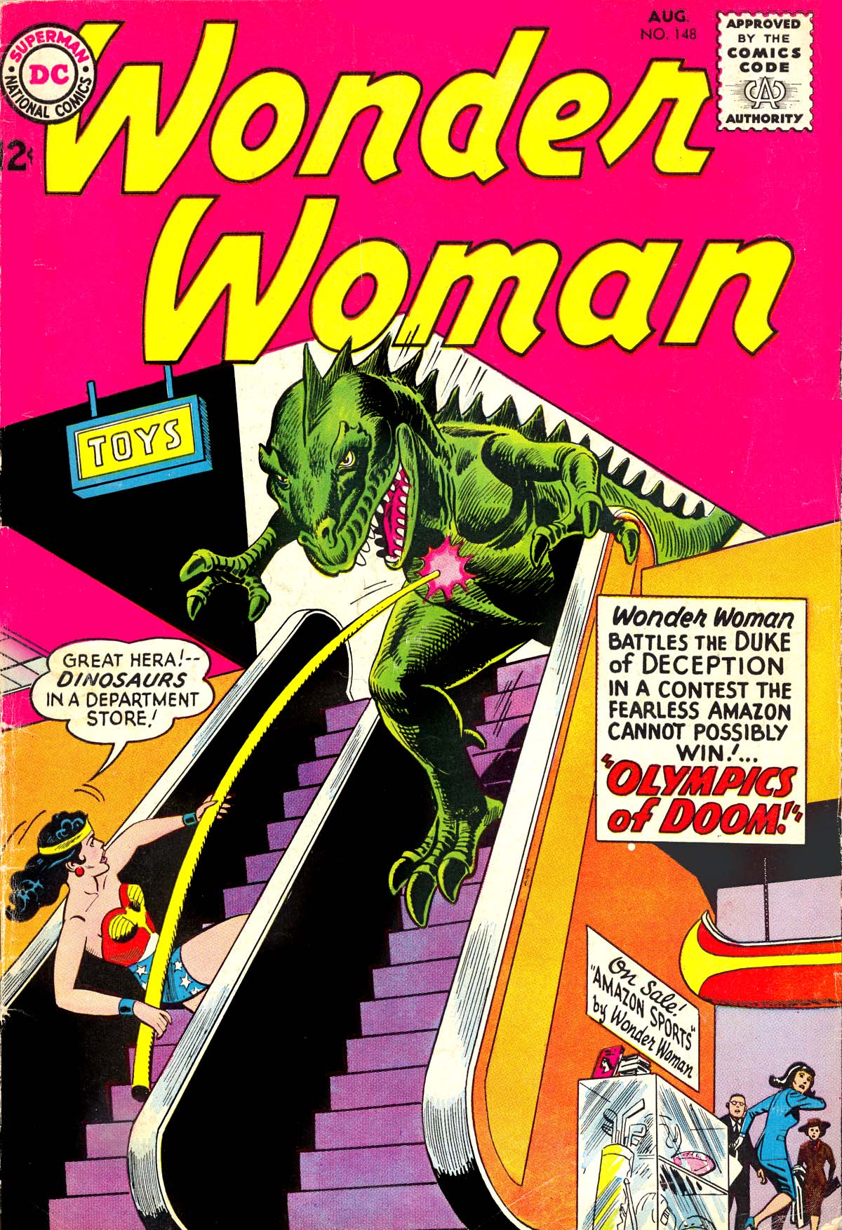 Read online Wonder Woman (1942) comic -  Issue #148 - 1