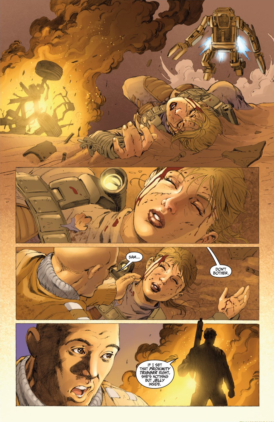 Read online Red Faction: Guerrilla Book #1 ''A Fire On Mars'' comic -  Issue #1 ''A Fire On Mars'' Full - 22