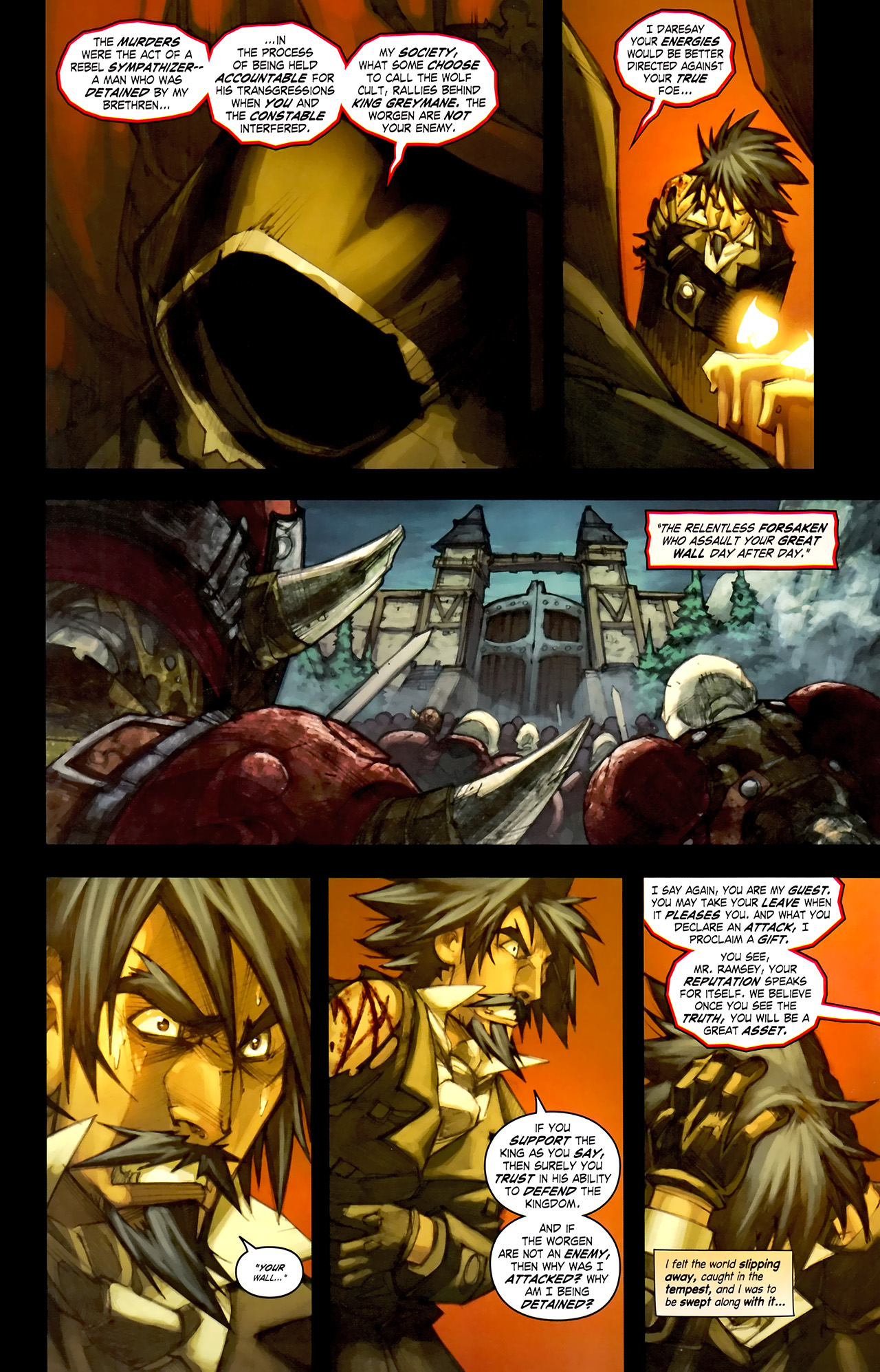 Read online World of Warcraft: Curse of the Worgen comic -  Issue #1 - 18