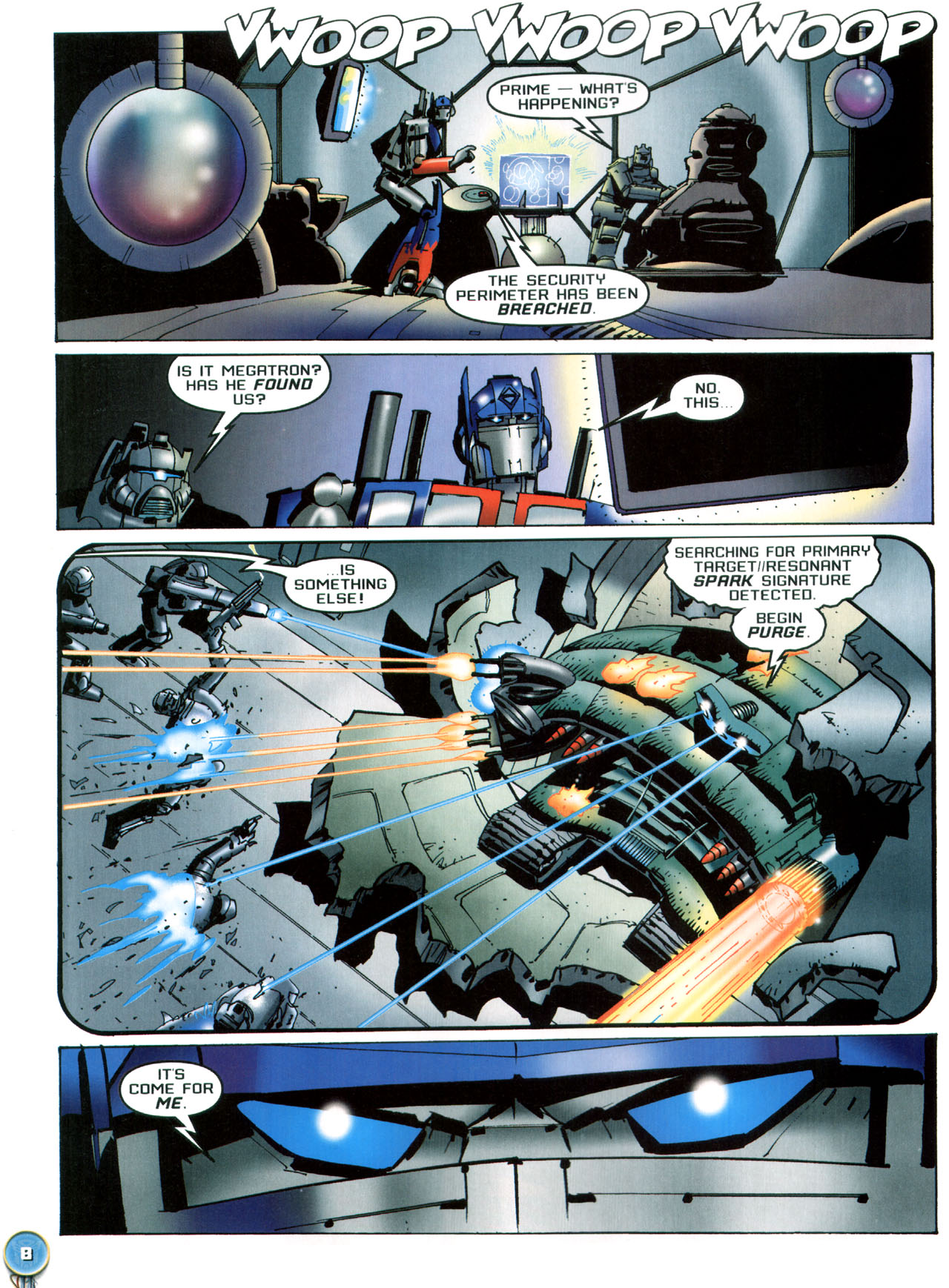 Read online Transformers: Robots in Disguise (2007) comic -  Issue #1 - 8