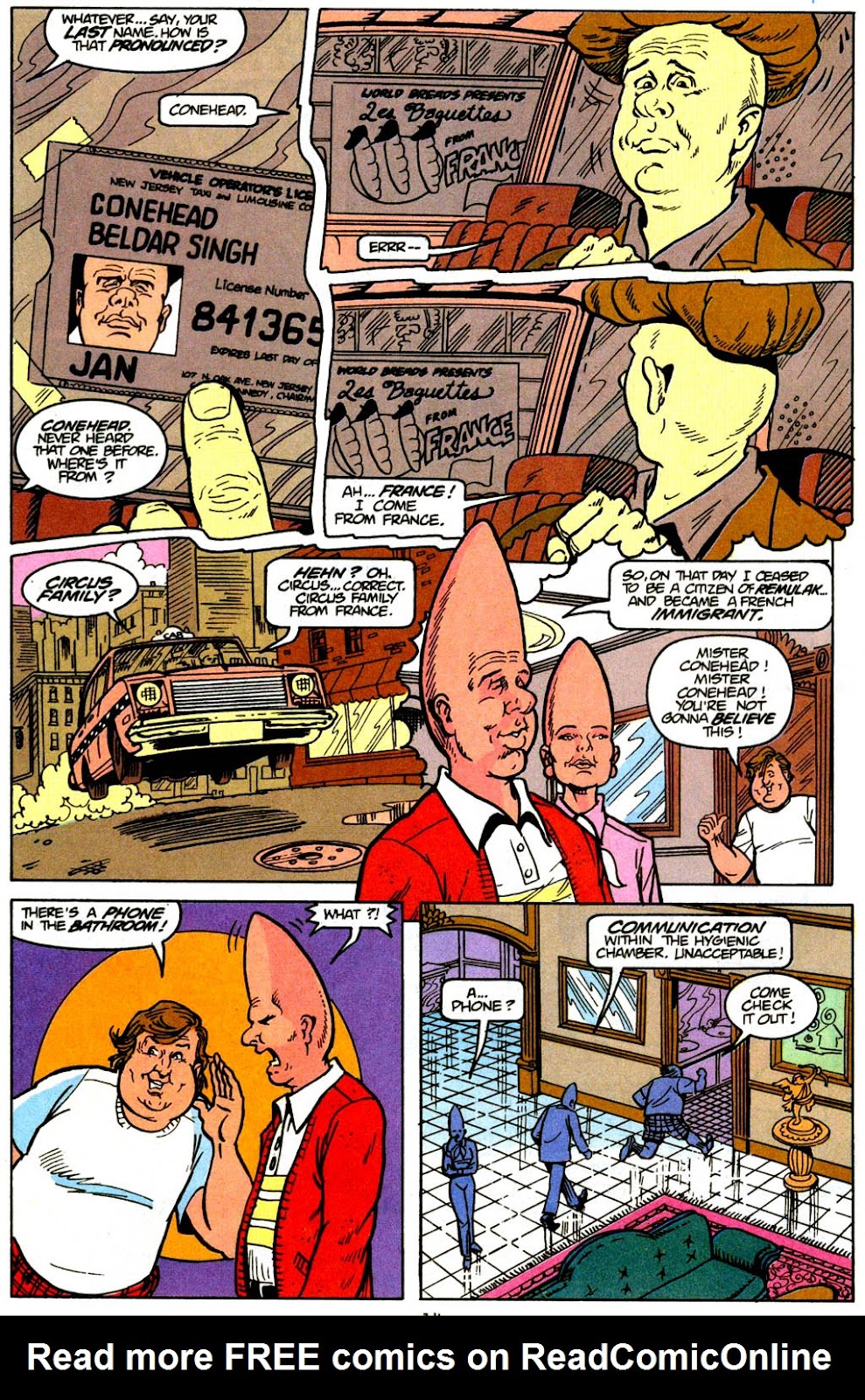 Read online Coneheads comic Issue 3