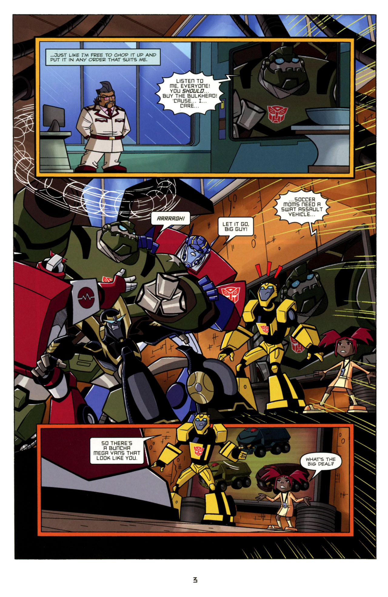 Read online Transformers Animated: The Arrival comic -  Issue #4 - 6