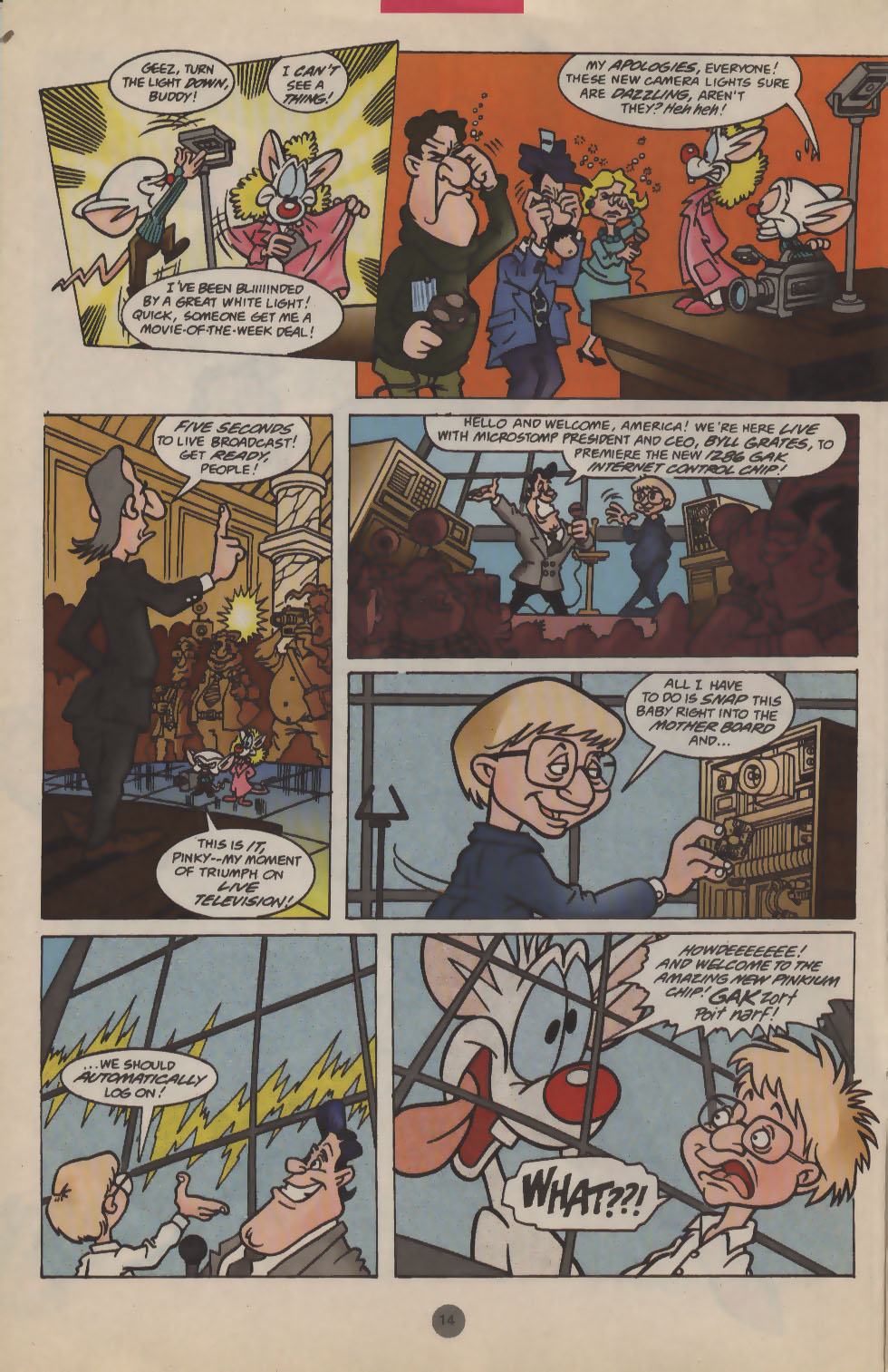 Read online Pinky and The Brain comic -  Issue #8 - 12