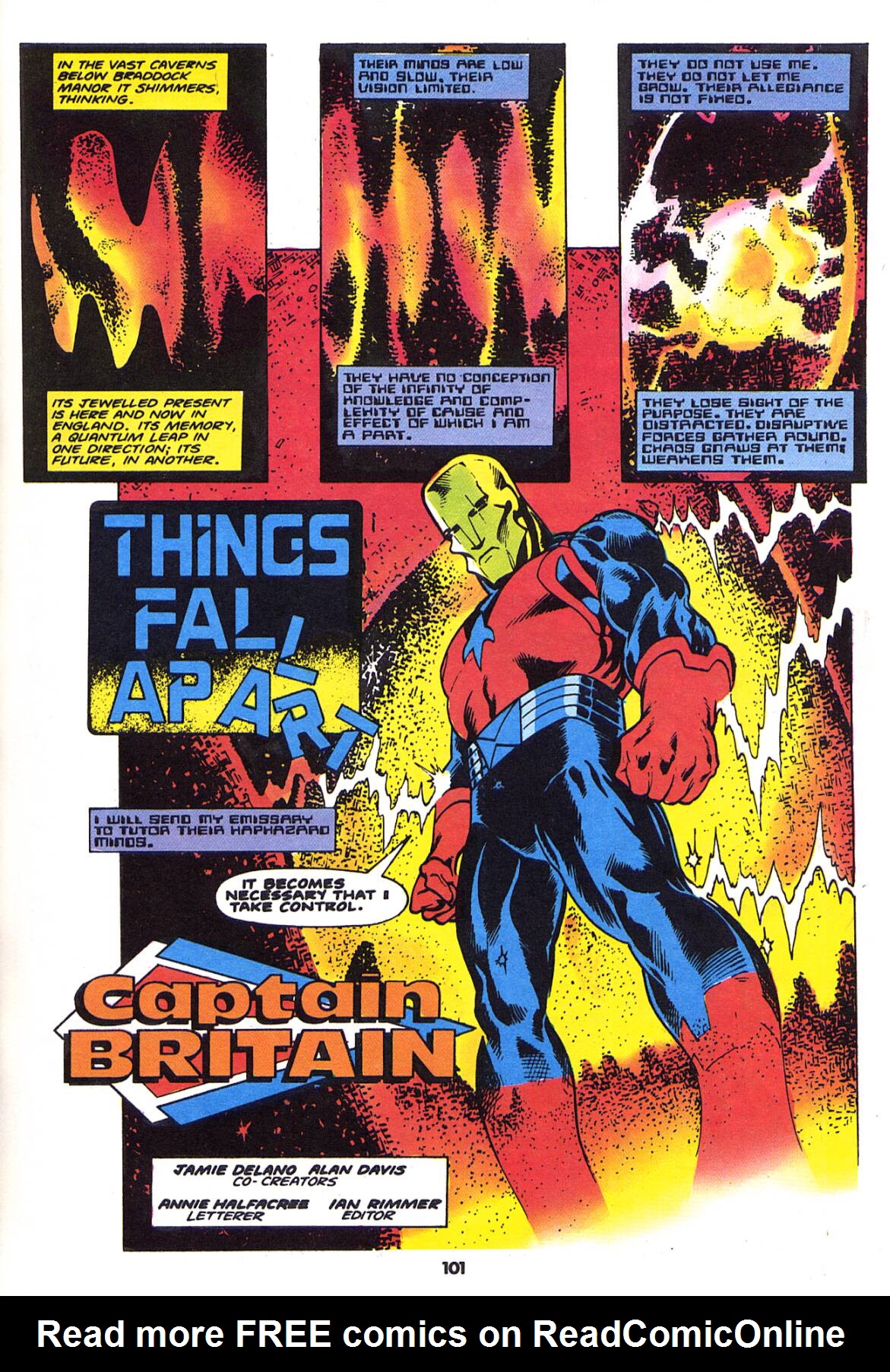 Read online Captain Britain (1988) comic -  Issue # TPB - 101