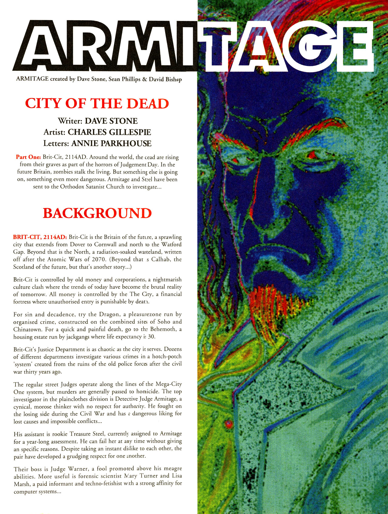 Read online Judge Dredd: The Megazine (vol. 2) comic -  Issue #64 - 43