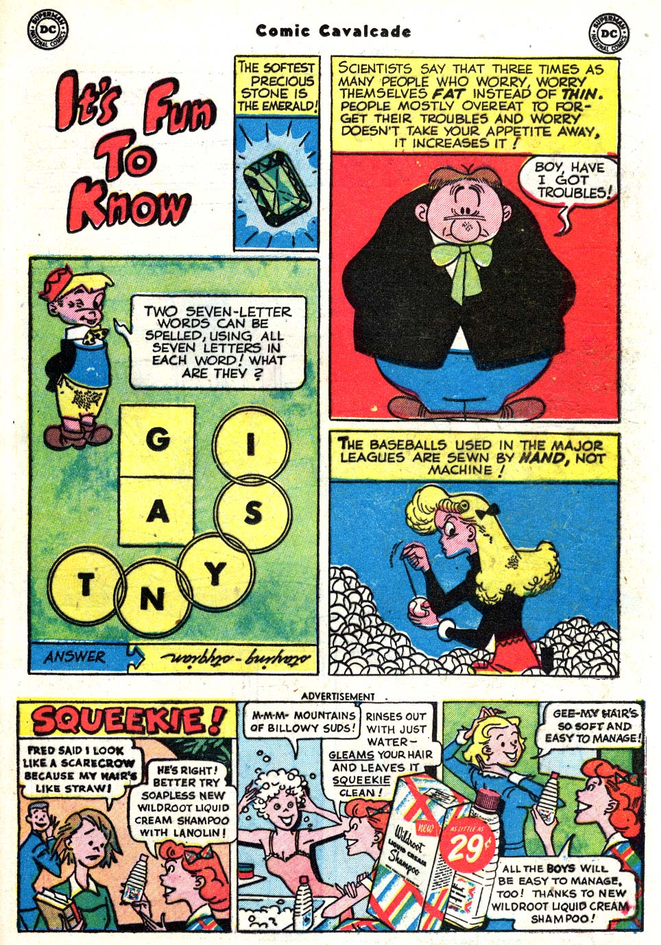 Read online Comic Cavalcade comic -  Issue #46 - 67