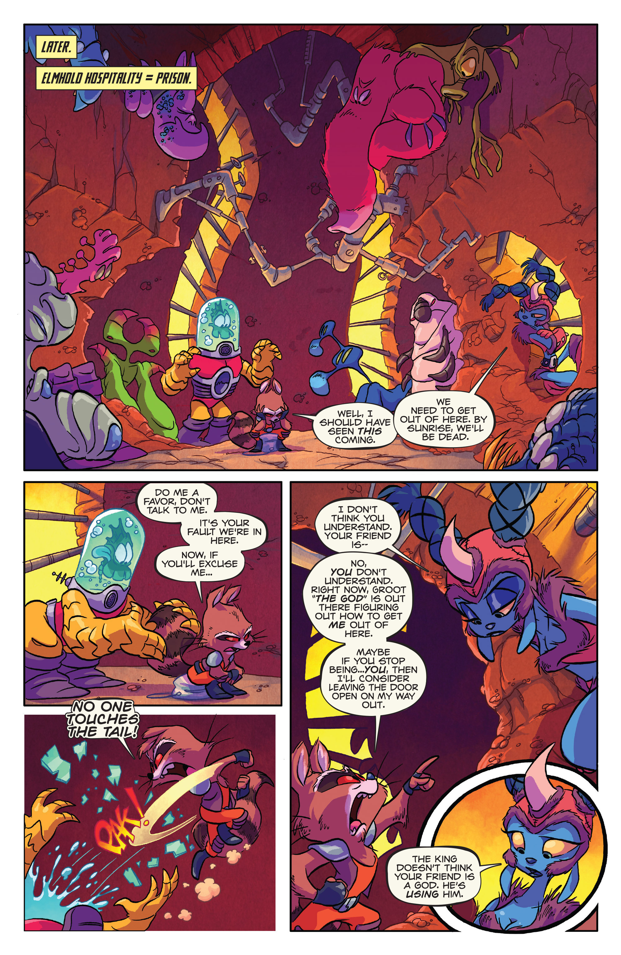 Read online Rocket Raccoon & Groot comic -  Issue #5 - 11