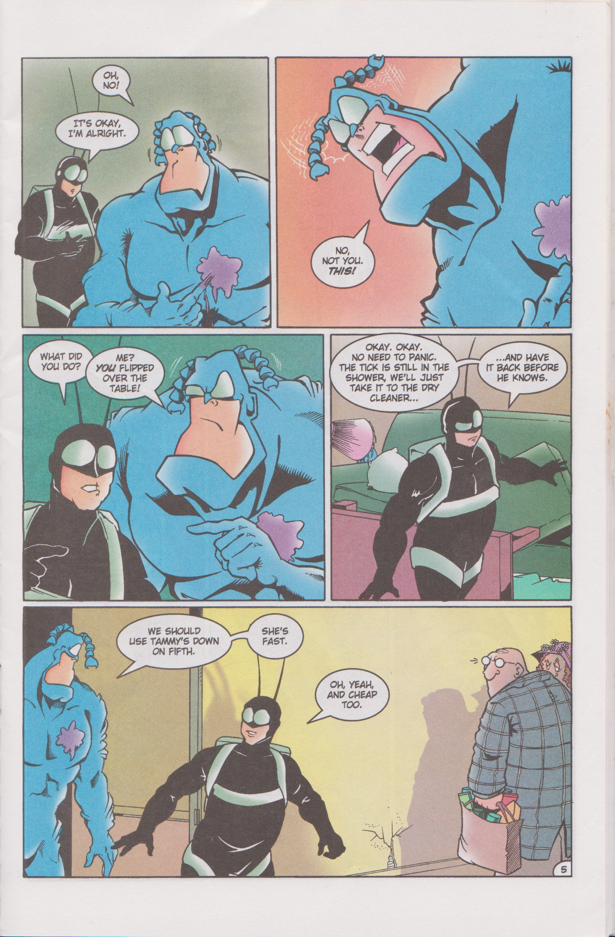 Read online The Tick Color comic -  Issue #5 - 7