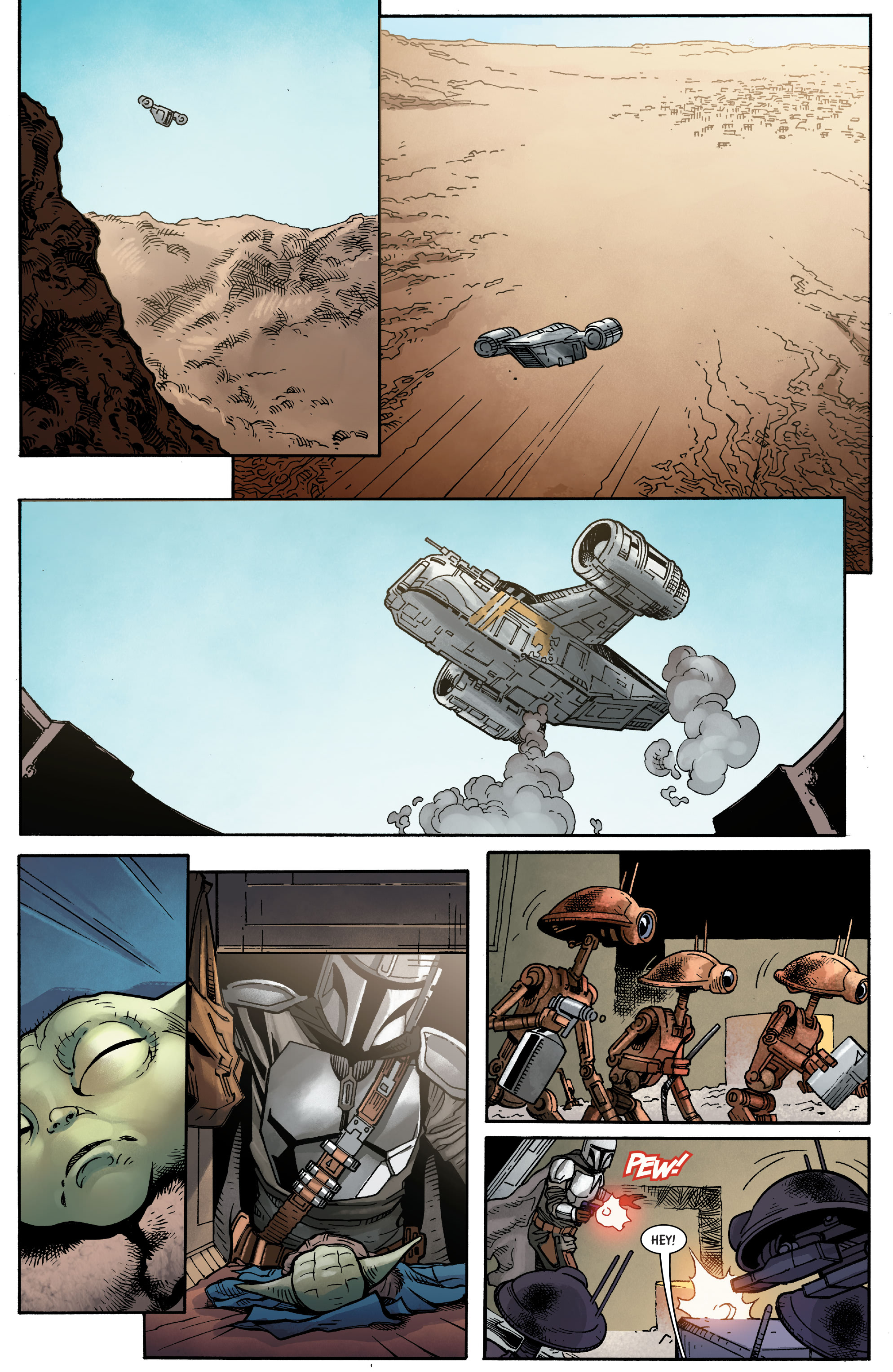 Read online Star Wars: The Mandalorian comic -  Issue #5 - 7