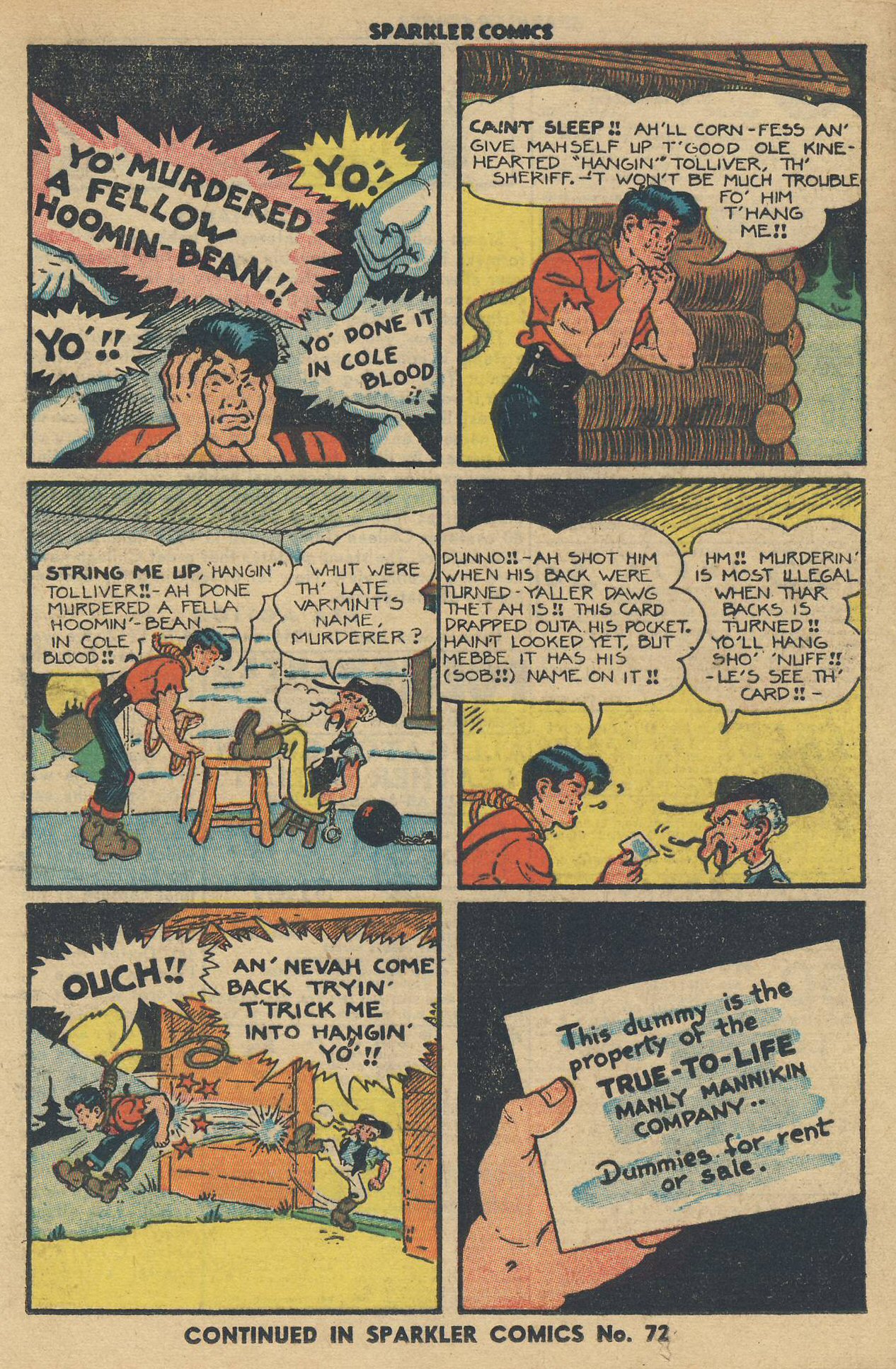 Read online Sparkler Comics comic -  Issue #71 - 25
