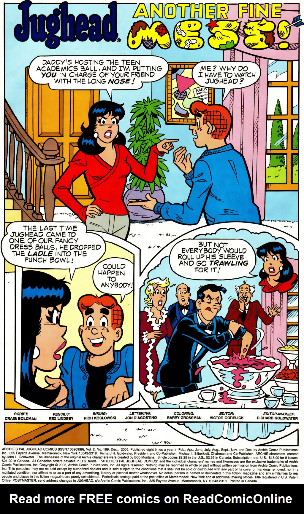 Read online Archie's Pal Jughead Comics comic -  Issue #169 - 2