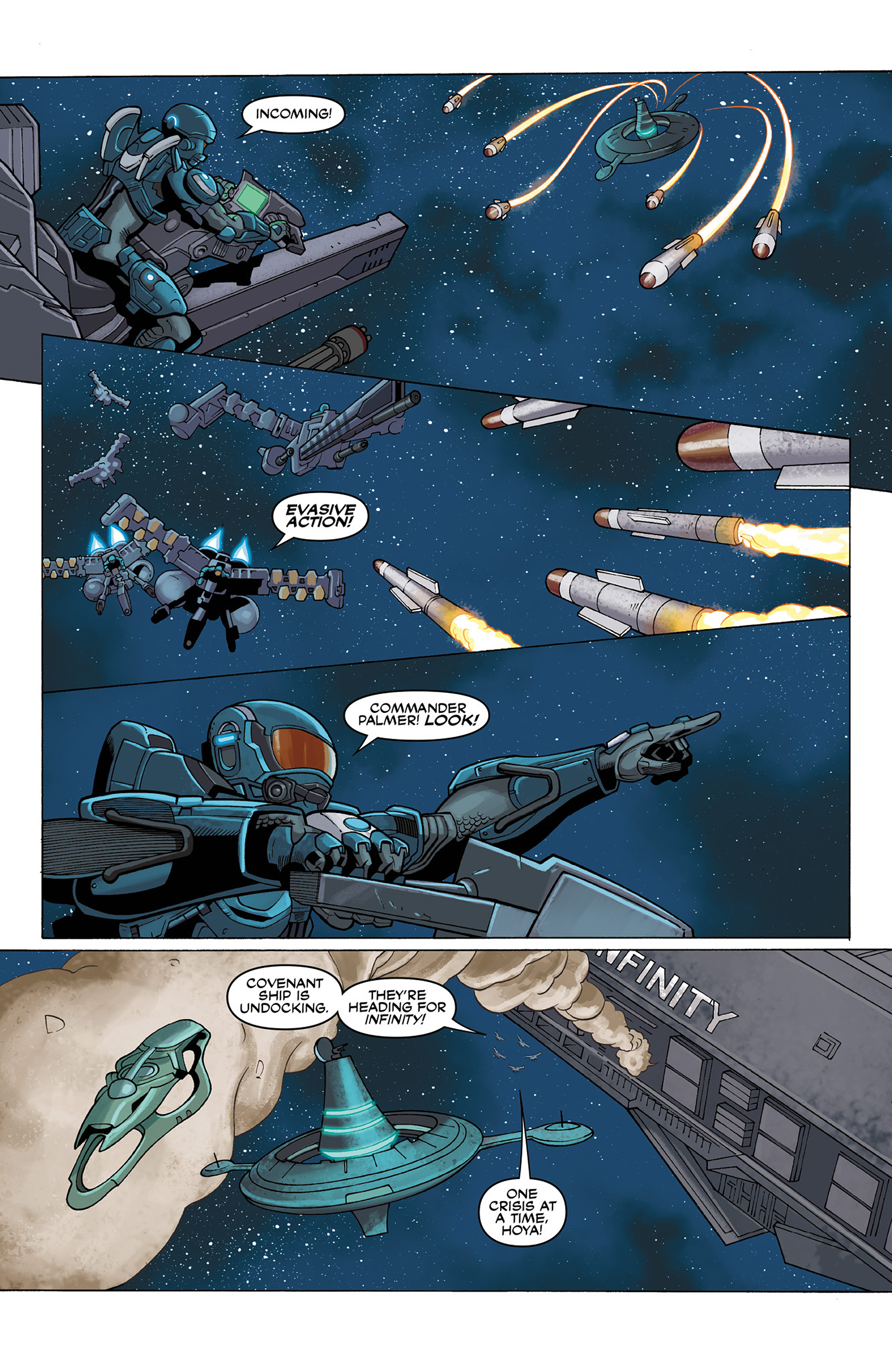 Read online Halo: Escalation comic -  Issue #6 - 10