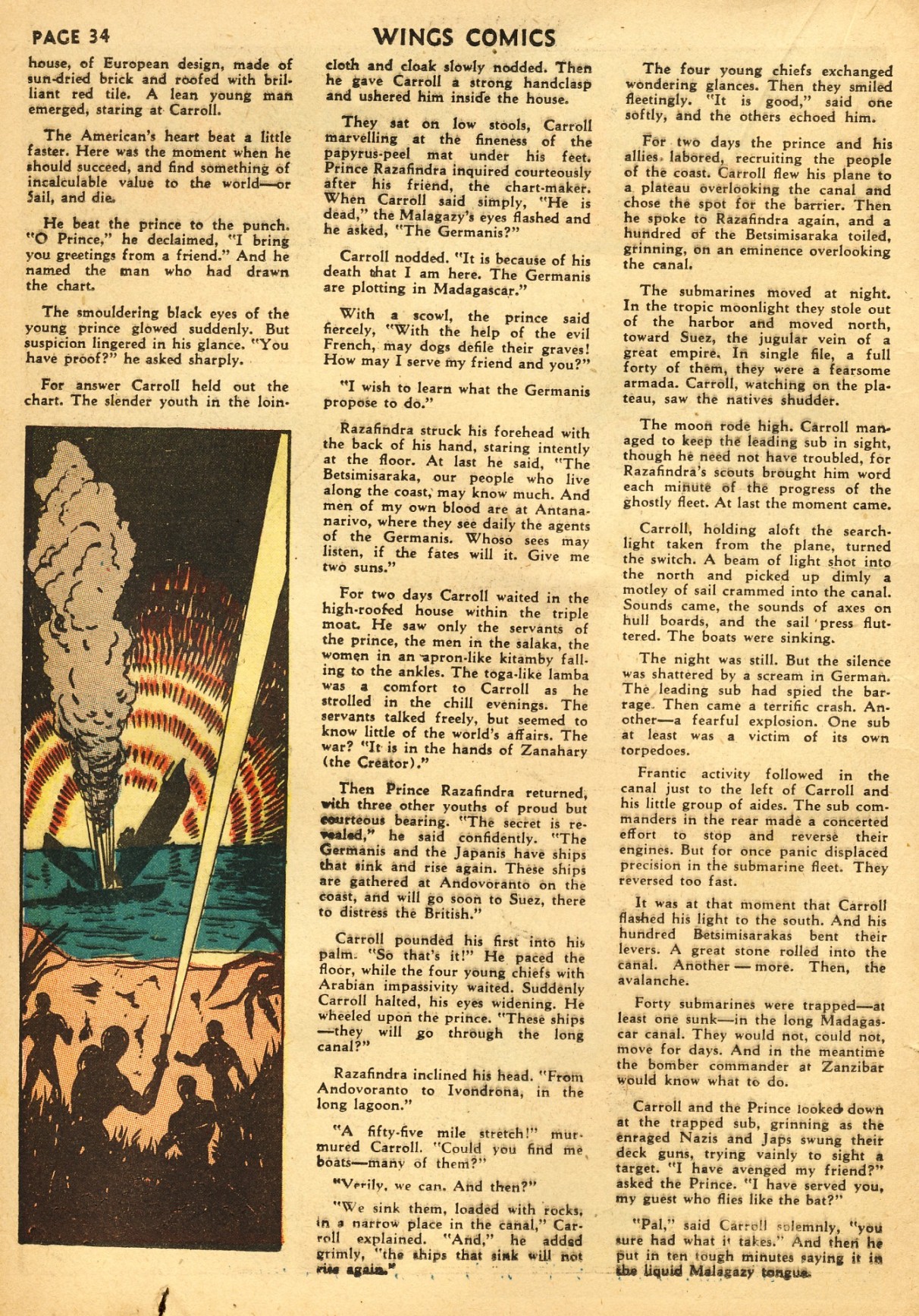 Read online Wings Comics comic -  Issue #22 - 36