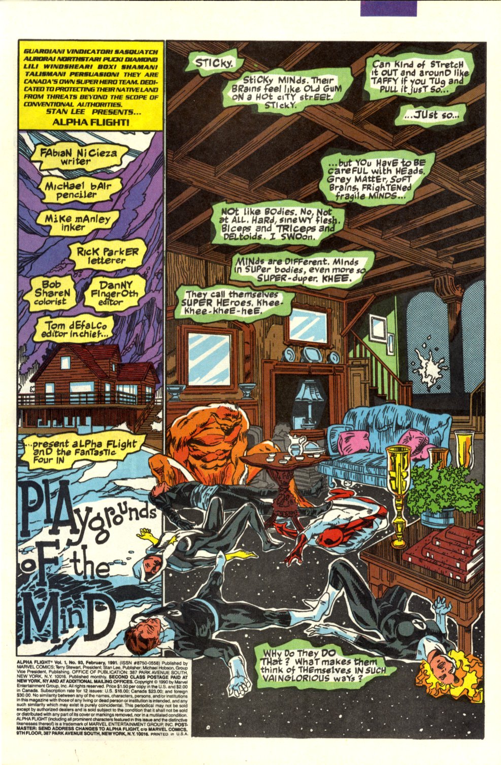 Read online Alpha Flight (1983) comic -  Issue #93 - 2