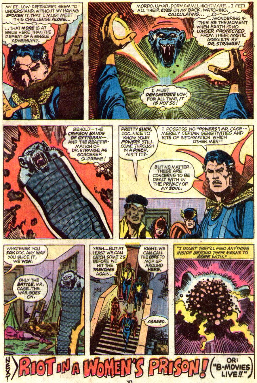 Read online The Defenders (1972) comic -  Issue #38 - 18