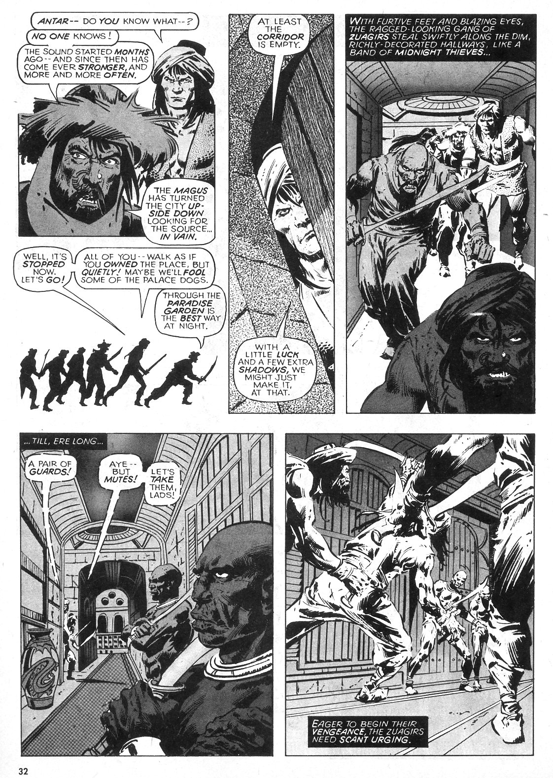 Read online The Savage Sword Of Conan comic -  Issue #32 - 32