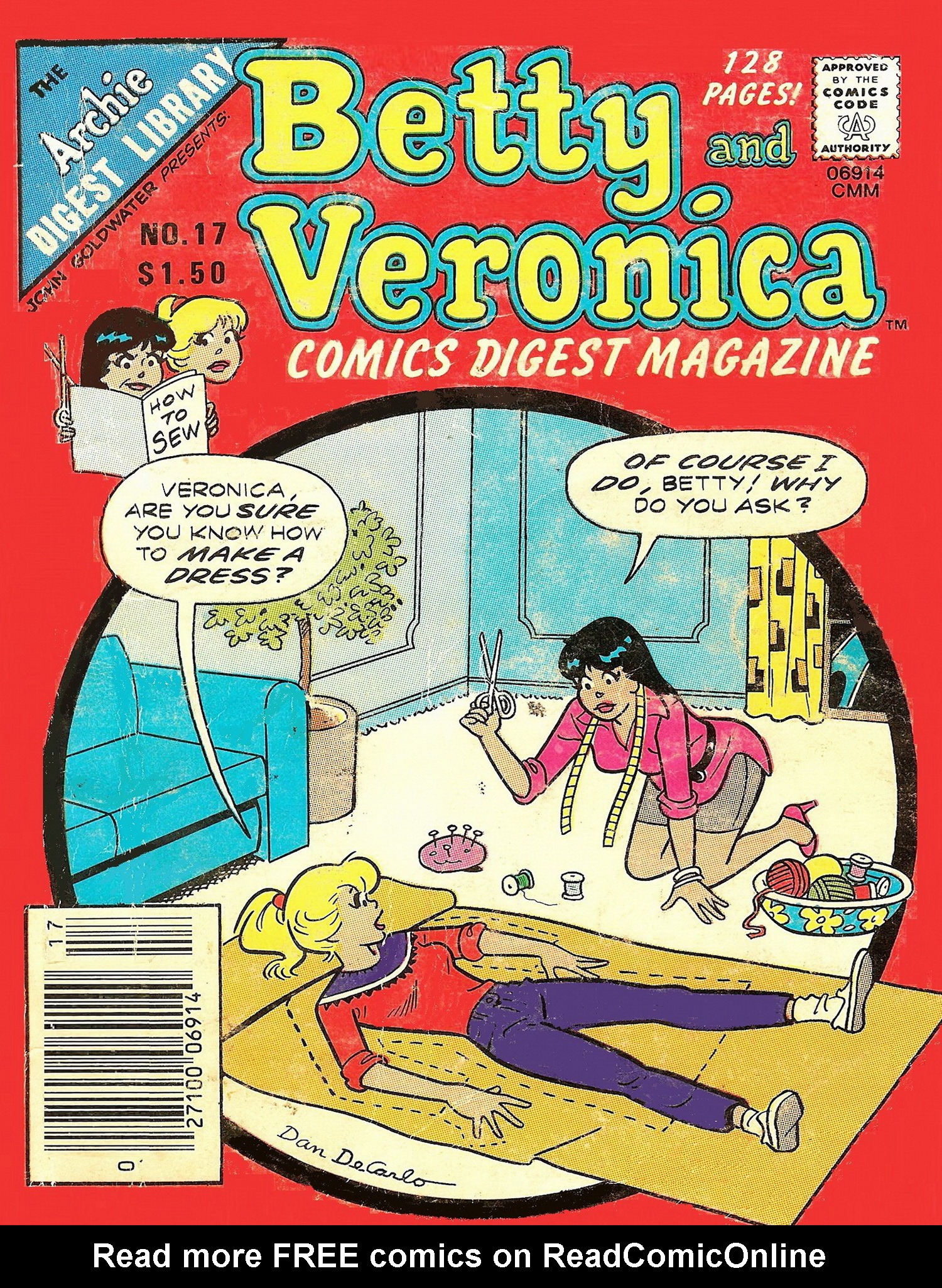 Read online Betty and Veronica Digest Magazine comic -  Issue #17 - 1