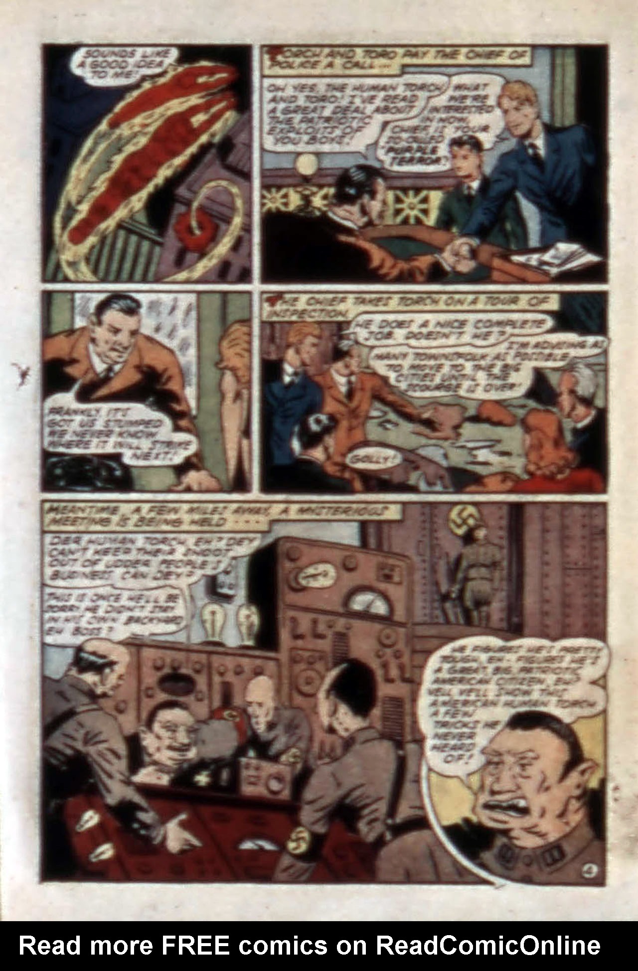 Read online The Human Torch (1940) comic -  Issue #13 - 18