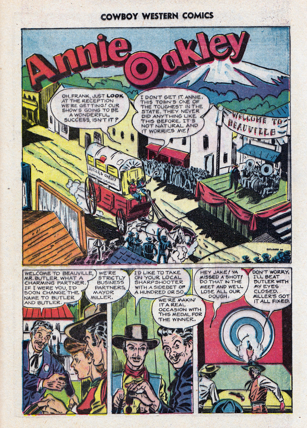 Read online Cowboy Western Comics (1948) comic -  Issue #23 - 23