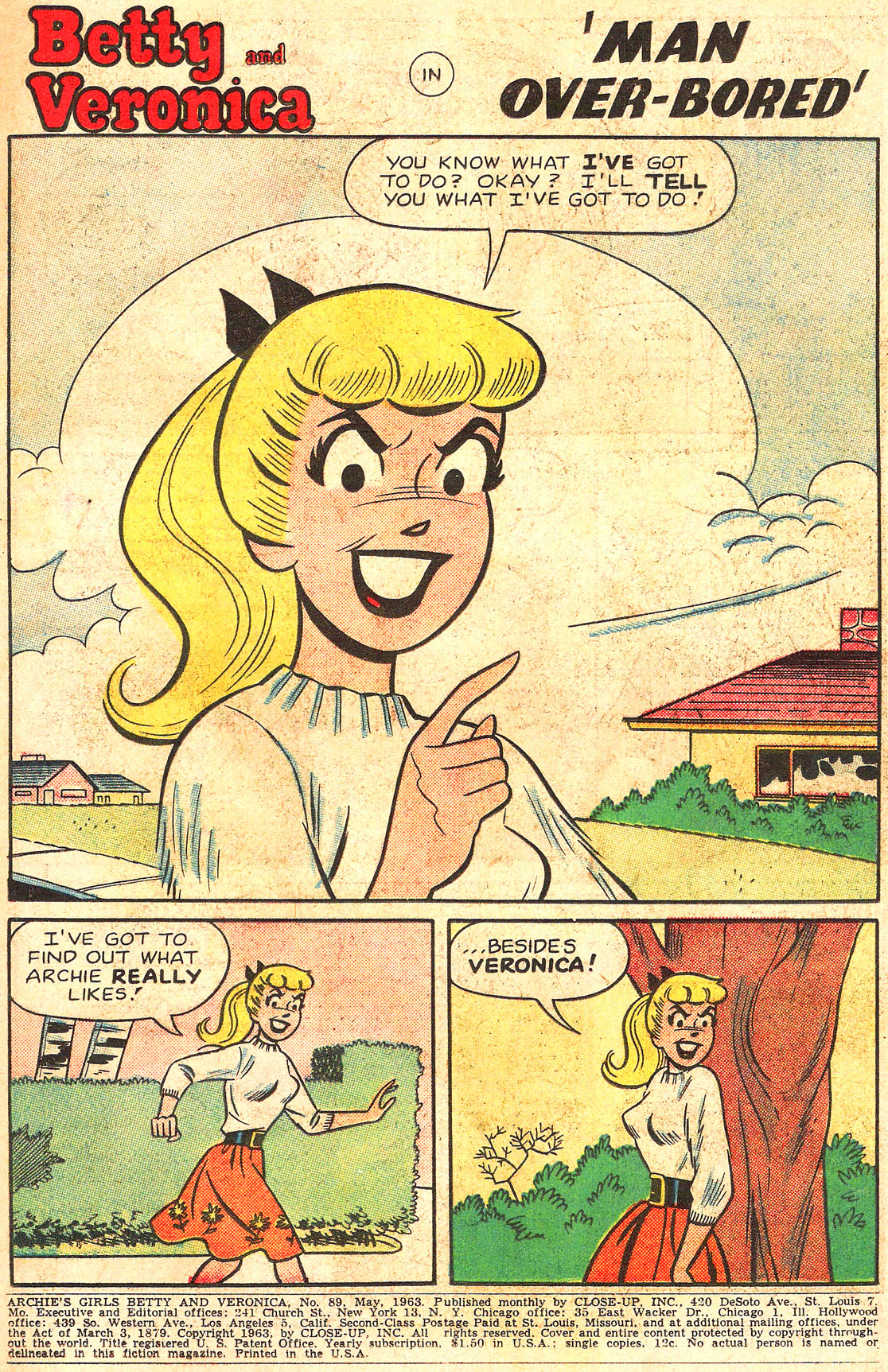 Read online Archie's Girls Betty and Veronica comic -  Issue #89 - 3
