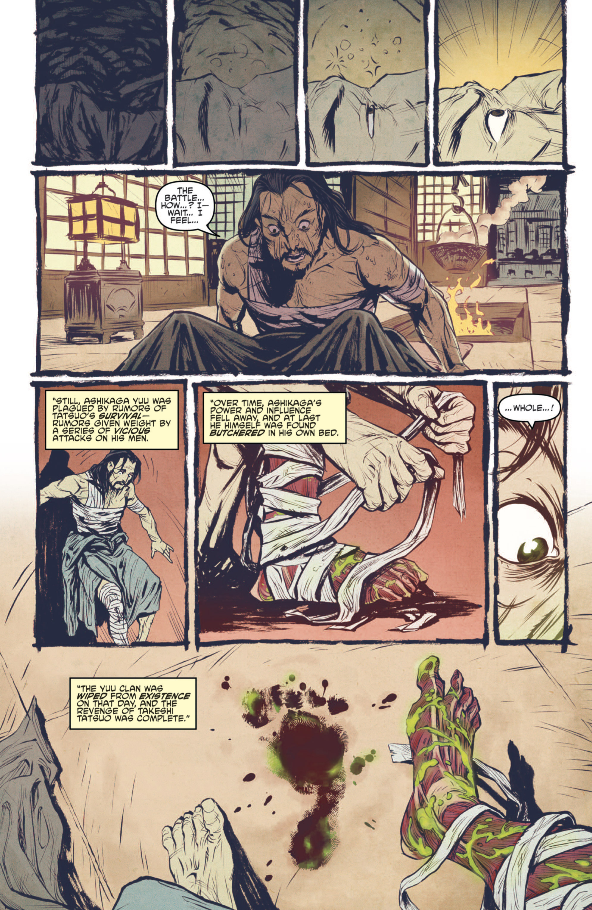 Read online Teenage Mutant Ninja Turtles: The Secret History of the Foot Clan comic -  Issue #1 - 7