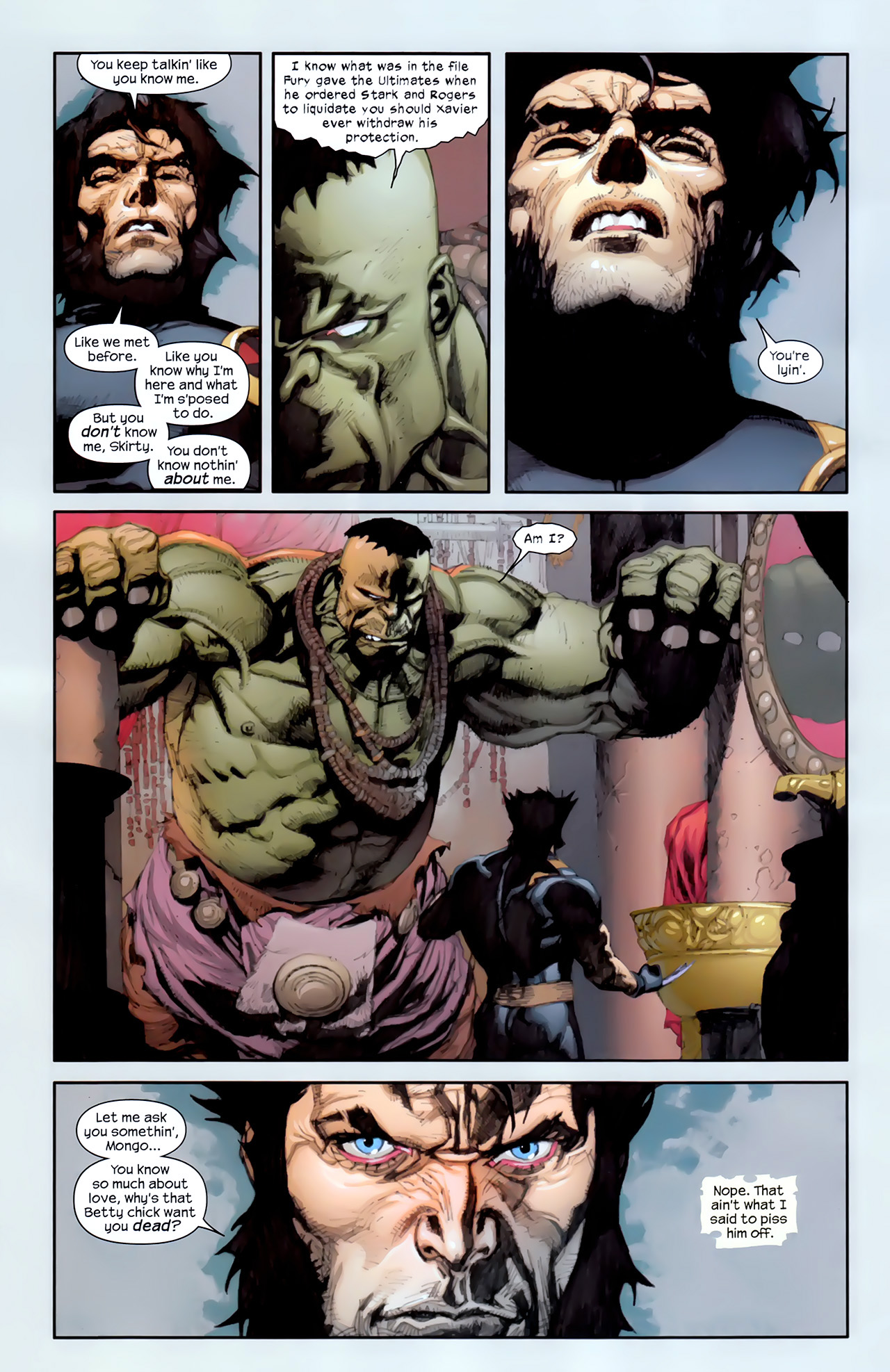 Read online Ultimate Wolverine vs. Hulk comic -  Issue #3 - 16