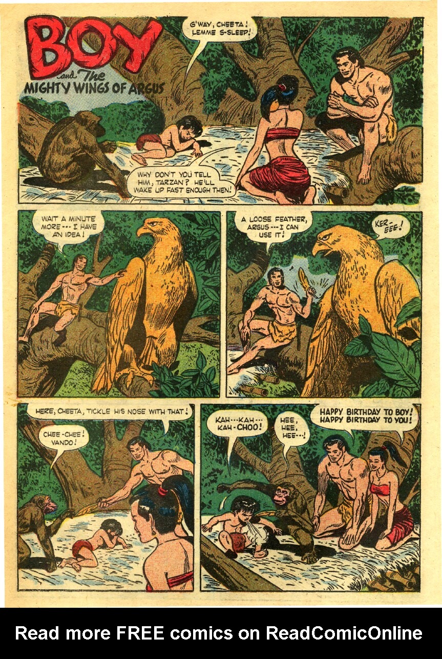 Read online Tarzan (1948) comic -  Issue #56 - 19