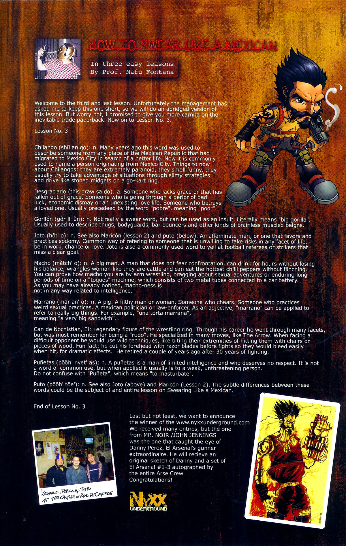 Read online El Arsenal: Unknown Enemy comic -  Issue #3 - 31