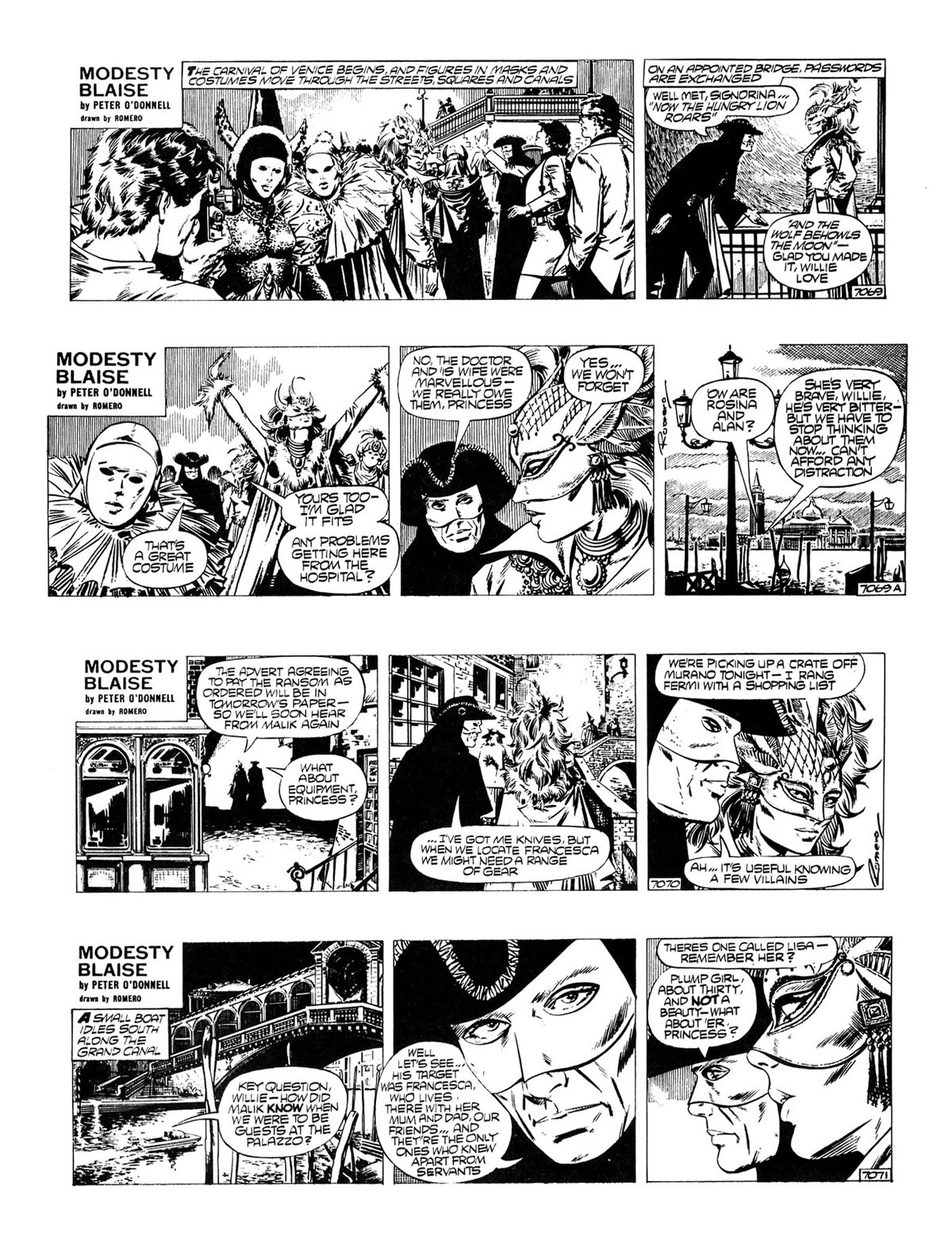 Read online Modesty Blaise Live bait comic -  Issue # TPB - 12