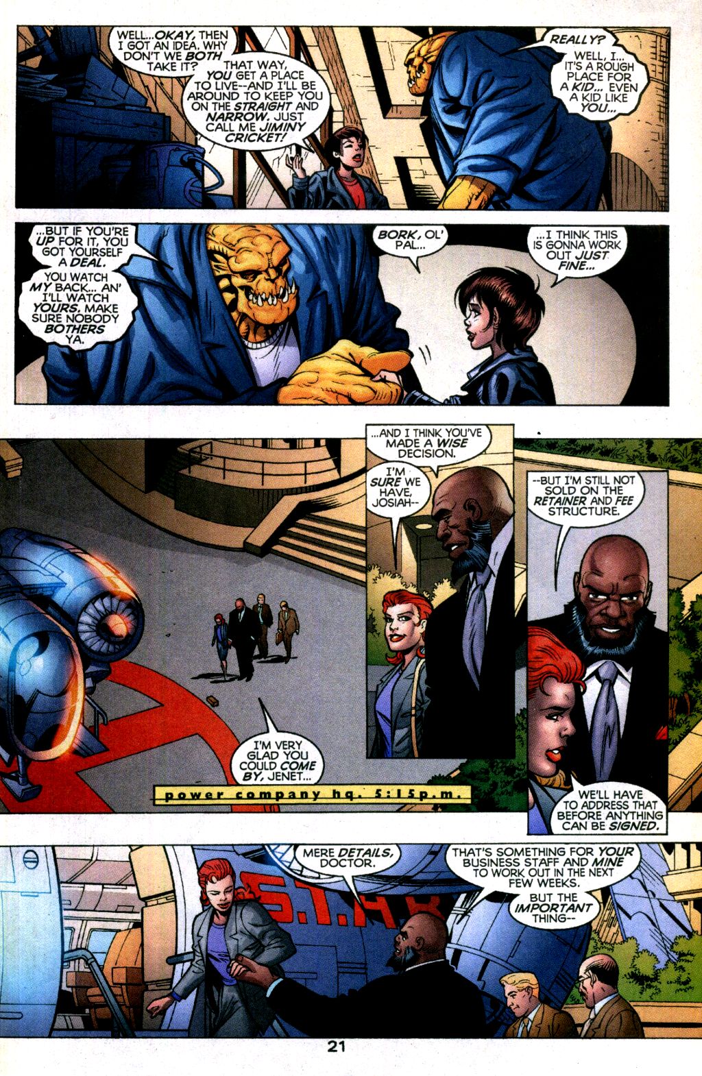 Read online The Power Company comic -  Issue #5 - 21