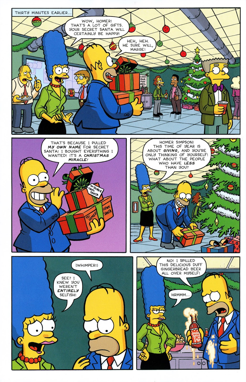 The Simpsons Winter Wingding issue 10 - Page 4