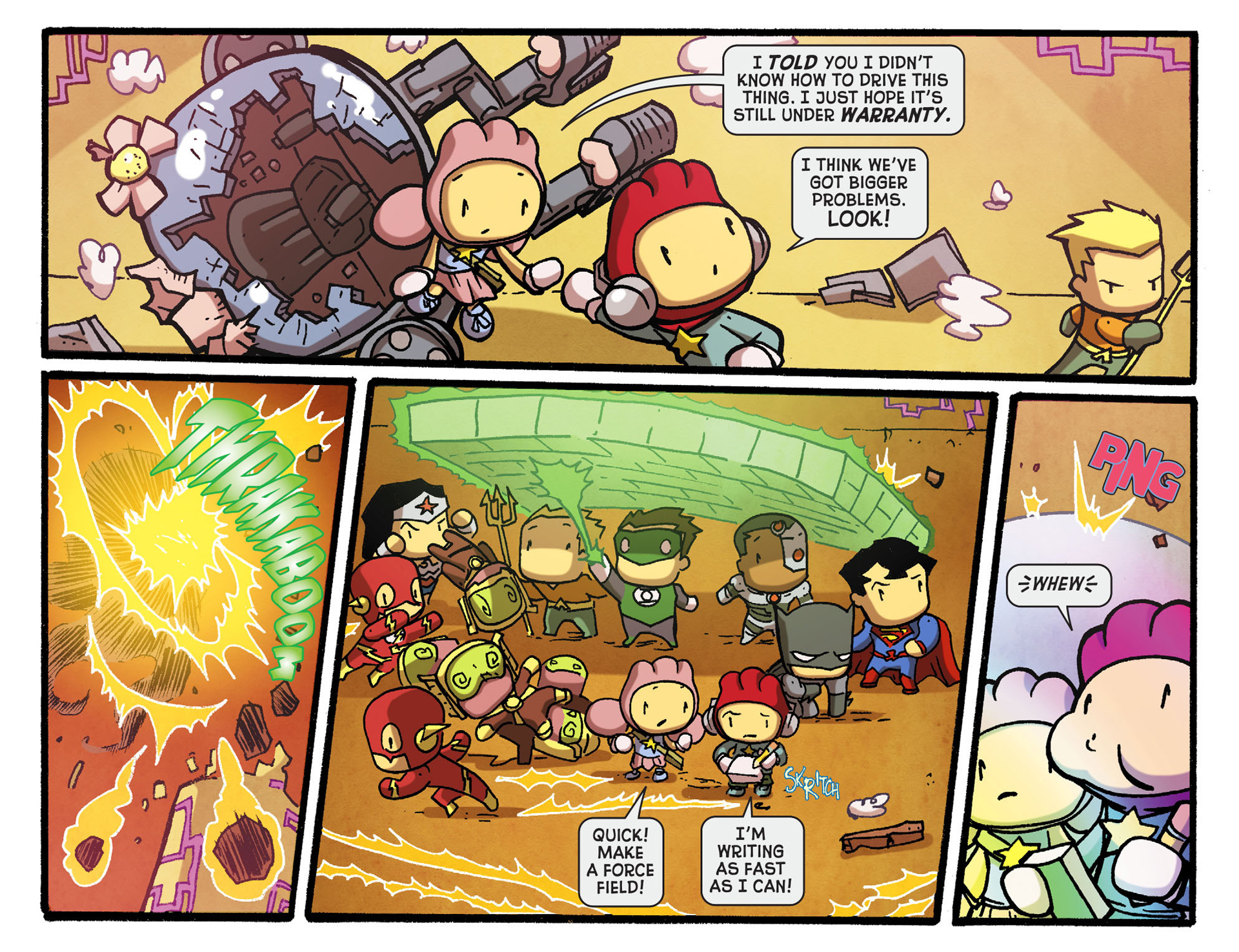 Read online Scribblenauts Unmasked: A Crisis of Imagination comic -  Issue #14 - 17