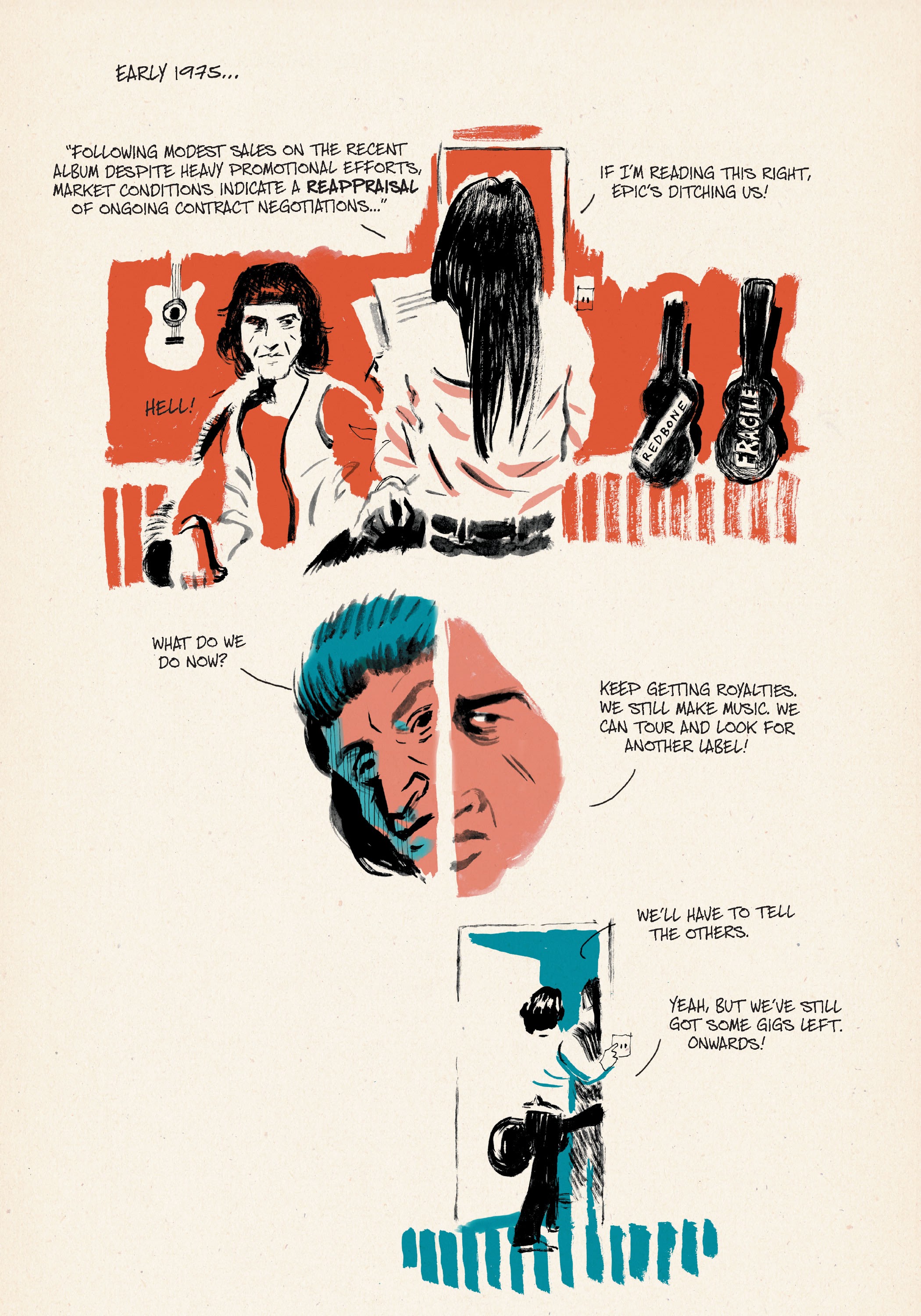 Read online Redbone: The True Story of A Native American Rock Band comic -  Issue # TPB - 96