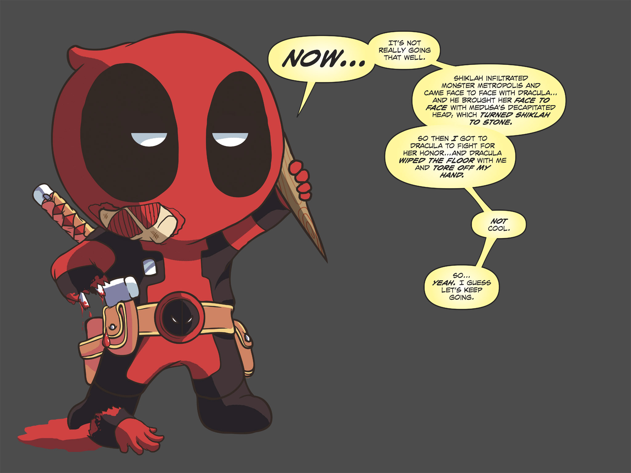 Read online Deadpool: Dracula's Gauntlet comic -  Issue # Part 9 - 19