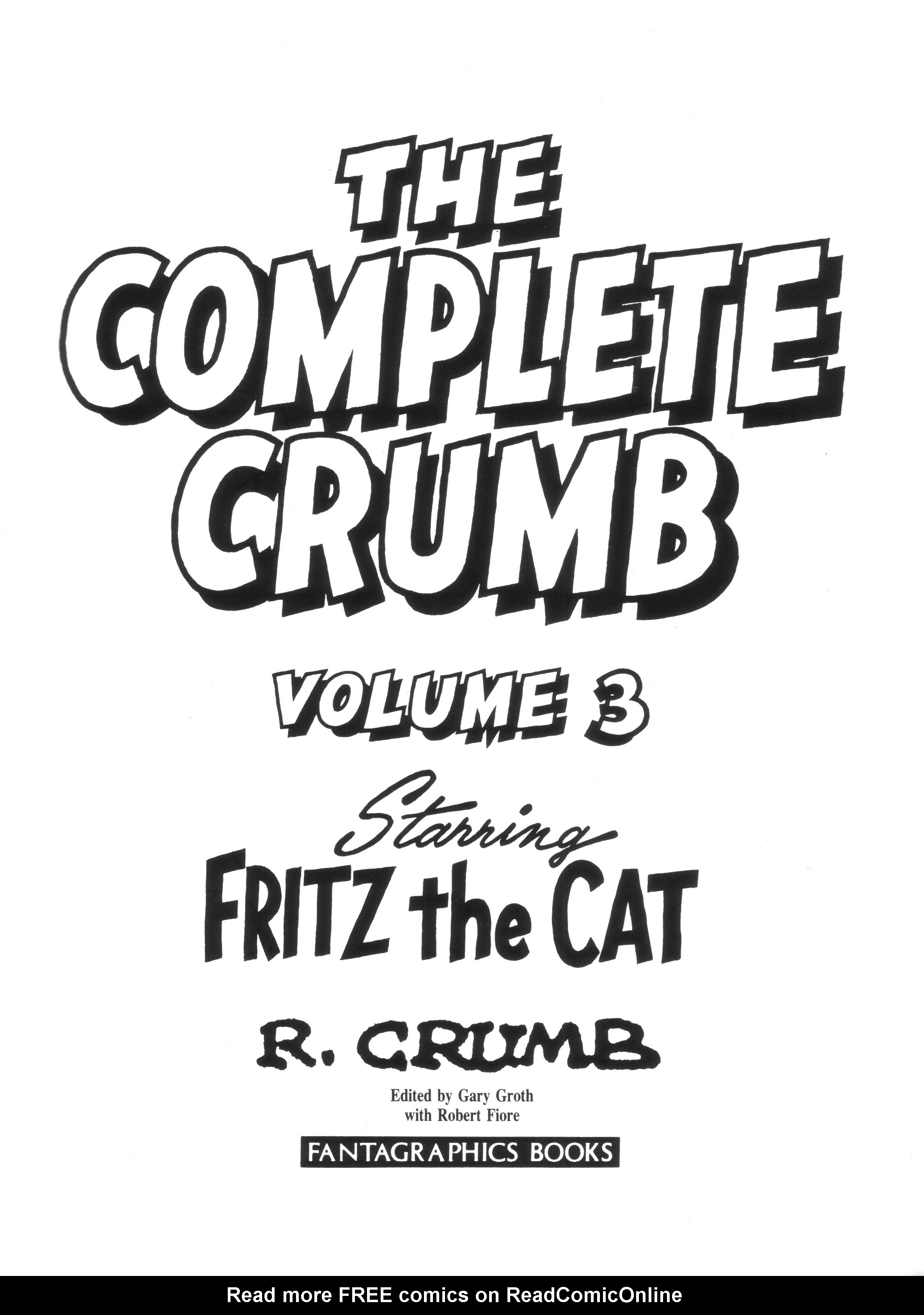 Read online The Complete Crumb Comics comic -  Issue # TPB 3 - 4