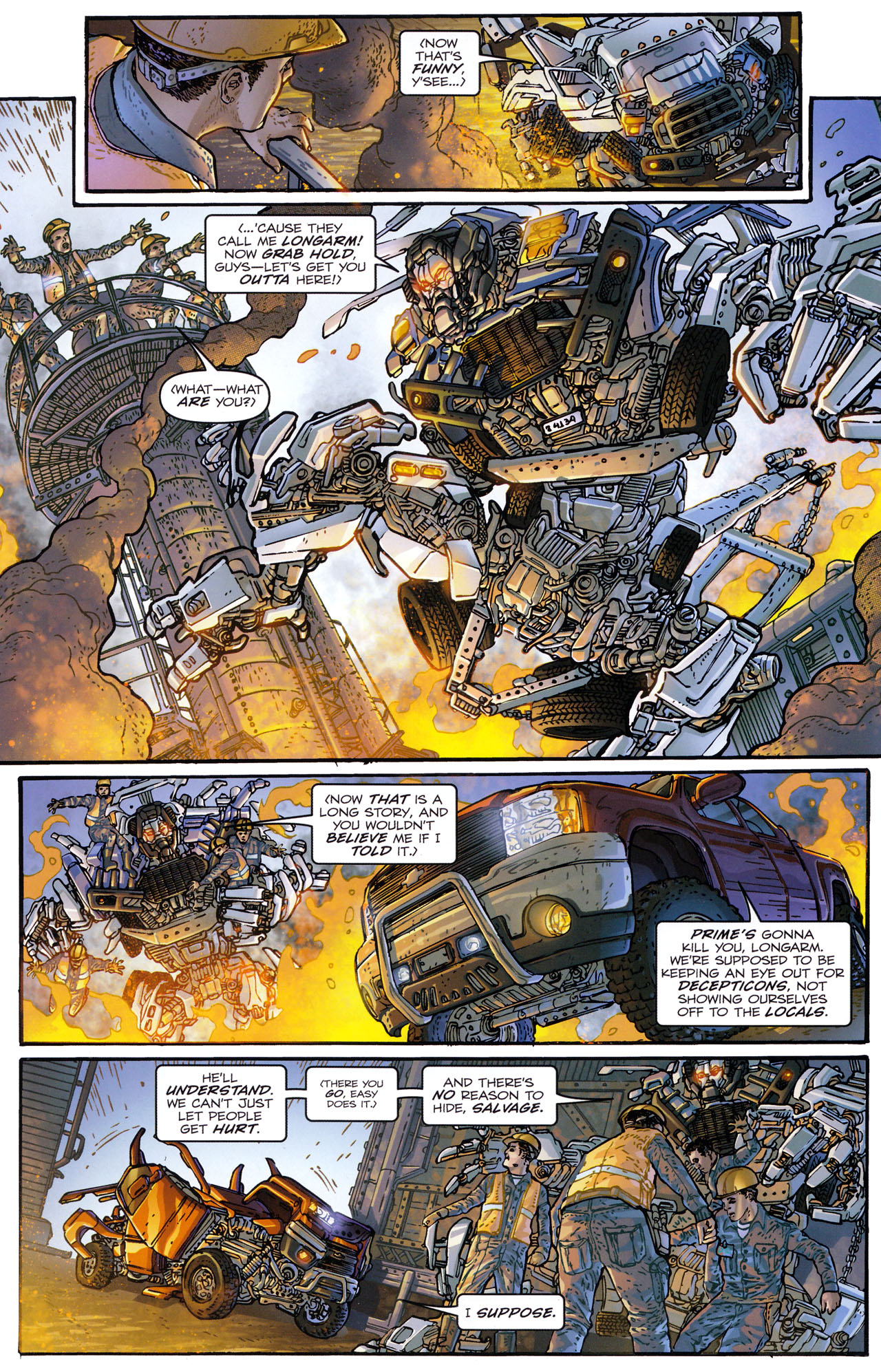 Read online Transformers: Dark of the Moon Rising Storm comic -  Issue #1 - 5