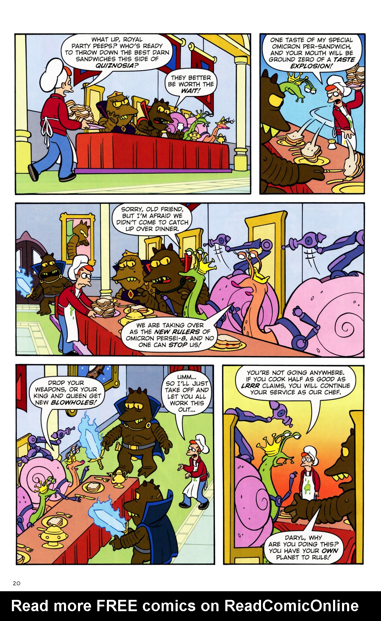 Read online Futurama Comics comic -  Issue #51 - 16