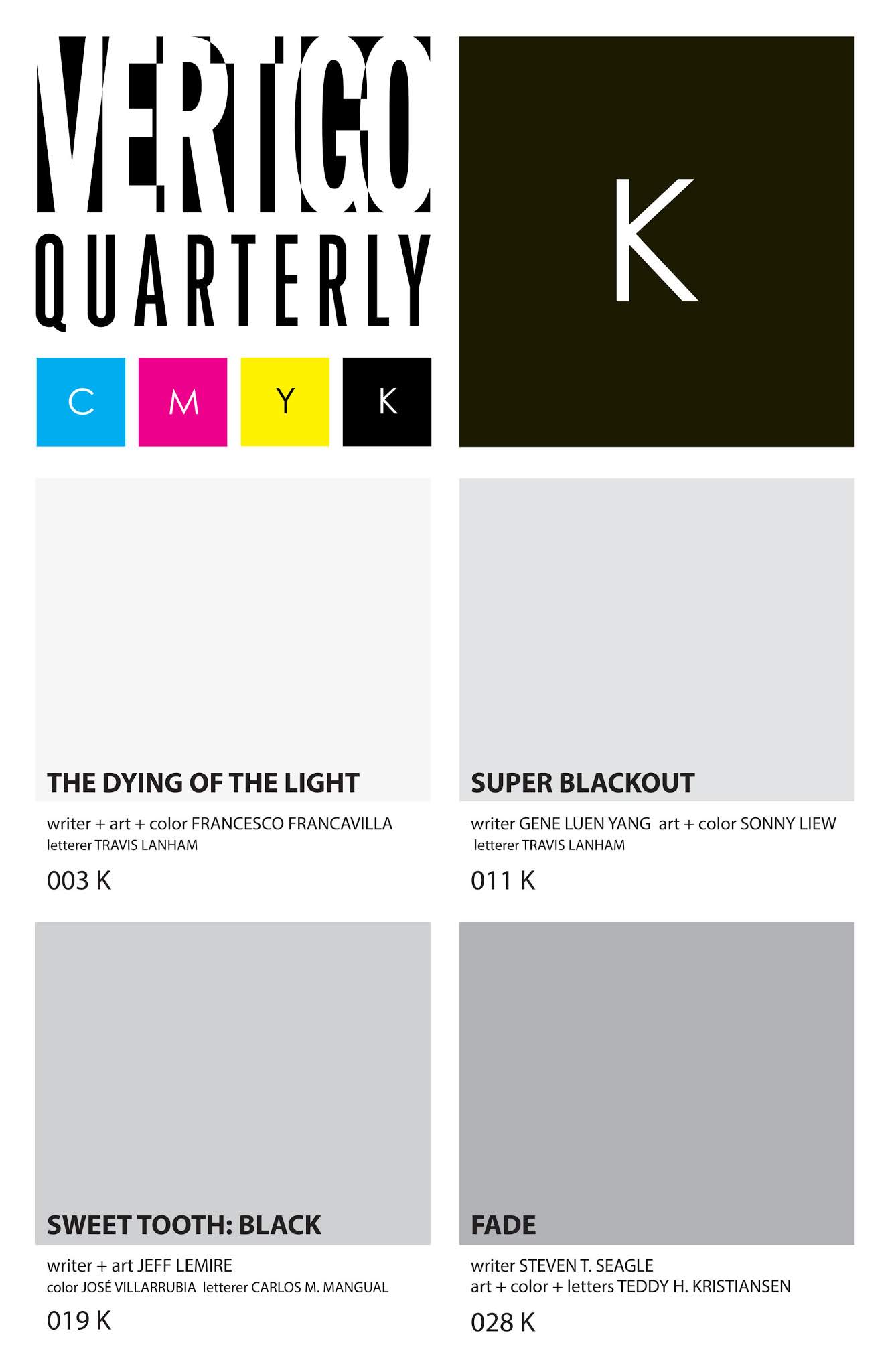 Read online Vertigo Quarterly CMYK comic -  Issue #4 - 2
