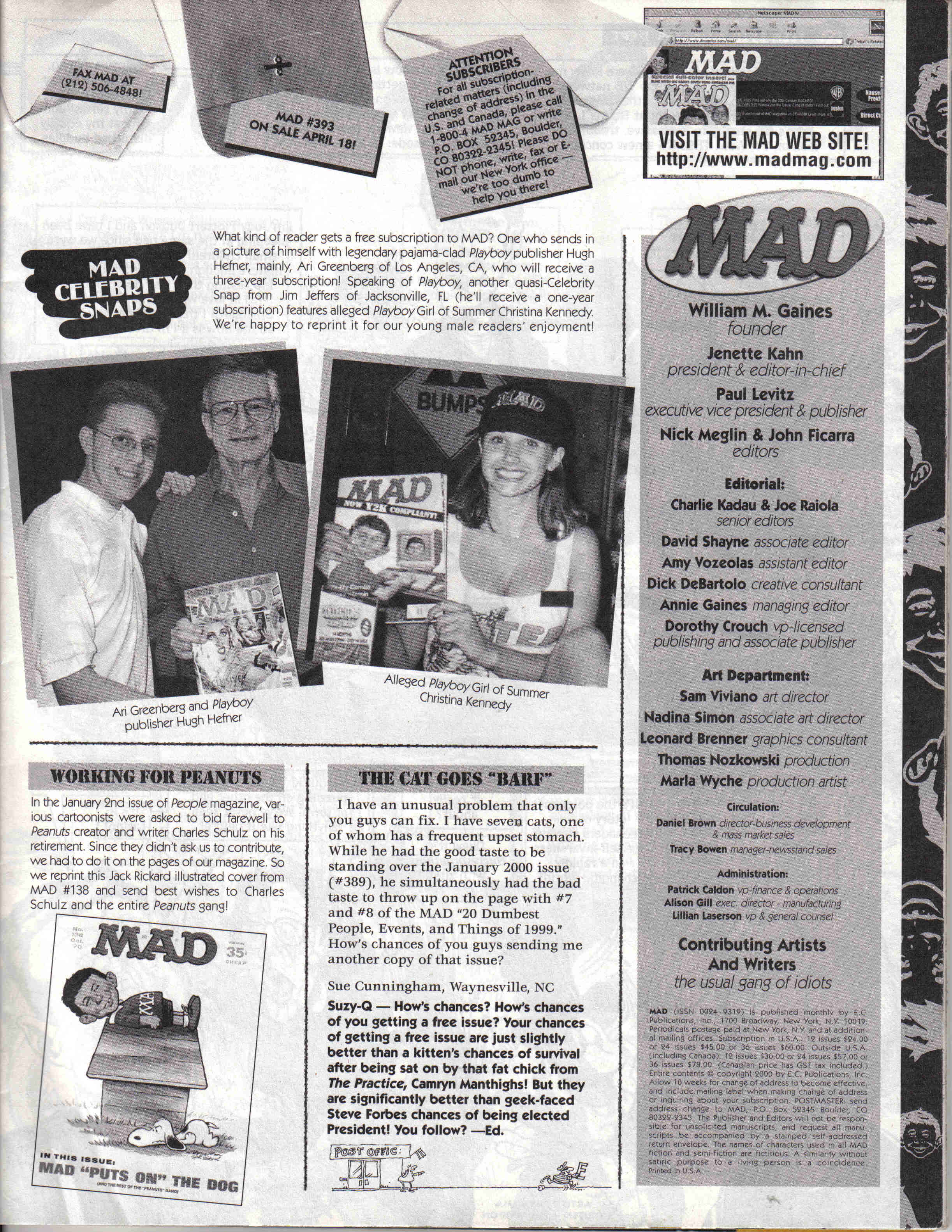 Read online MAD comic -  Issue #392 - 5