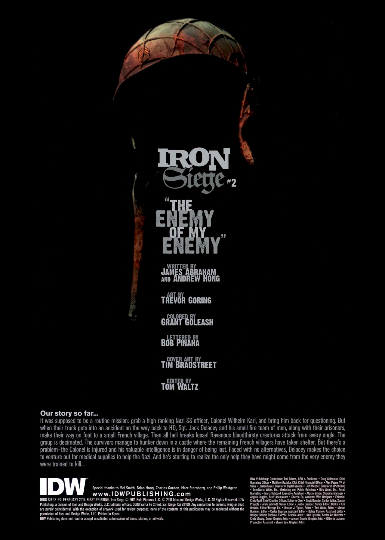 Read online Iron Siege comic -  Issue #2 - 2