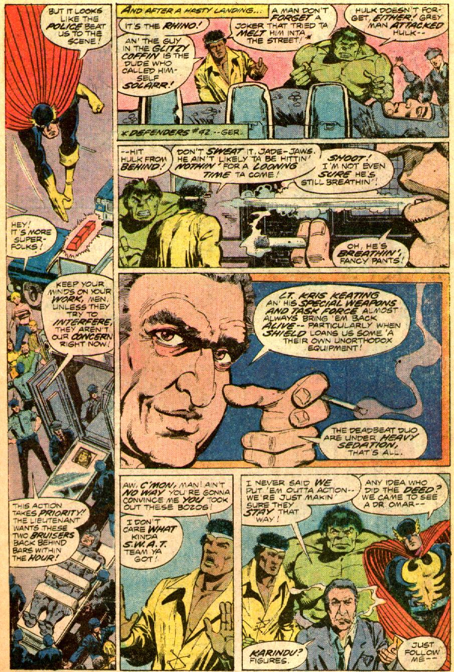 Read online The Defenders (1972) comic -  Issue #44 - 8