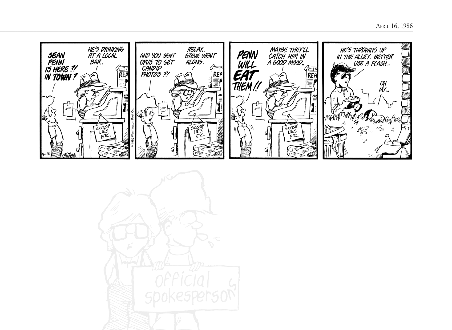 Read online The Bloom County Digital Library comic -  Issue # TPB 6 (Part 1) - 65