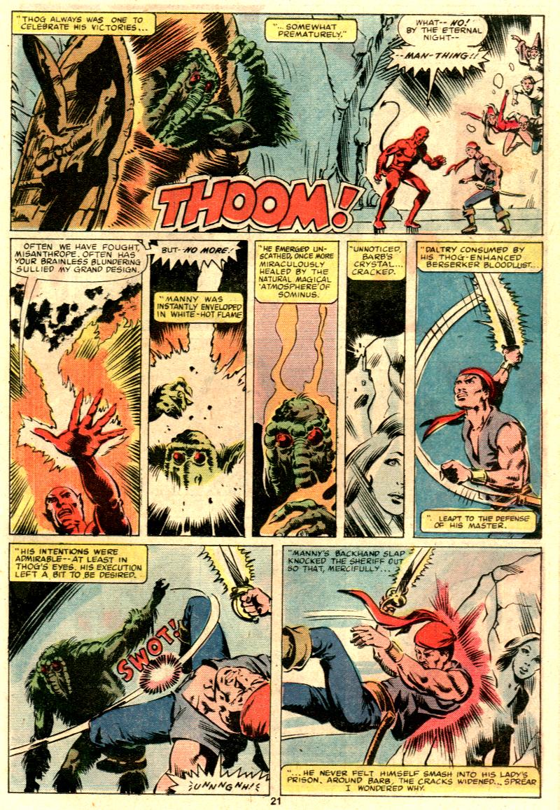 Read online Man-Thing (1979) comic -  Issue #11 - 17