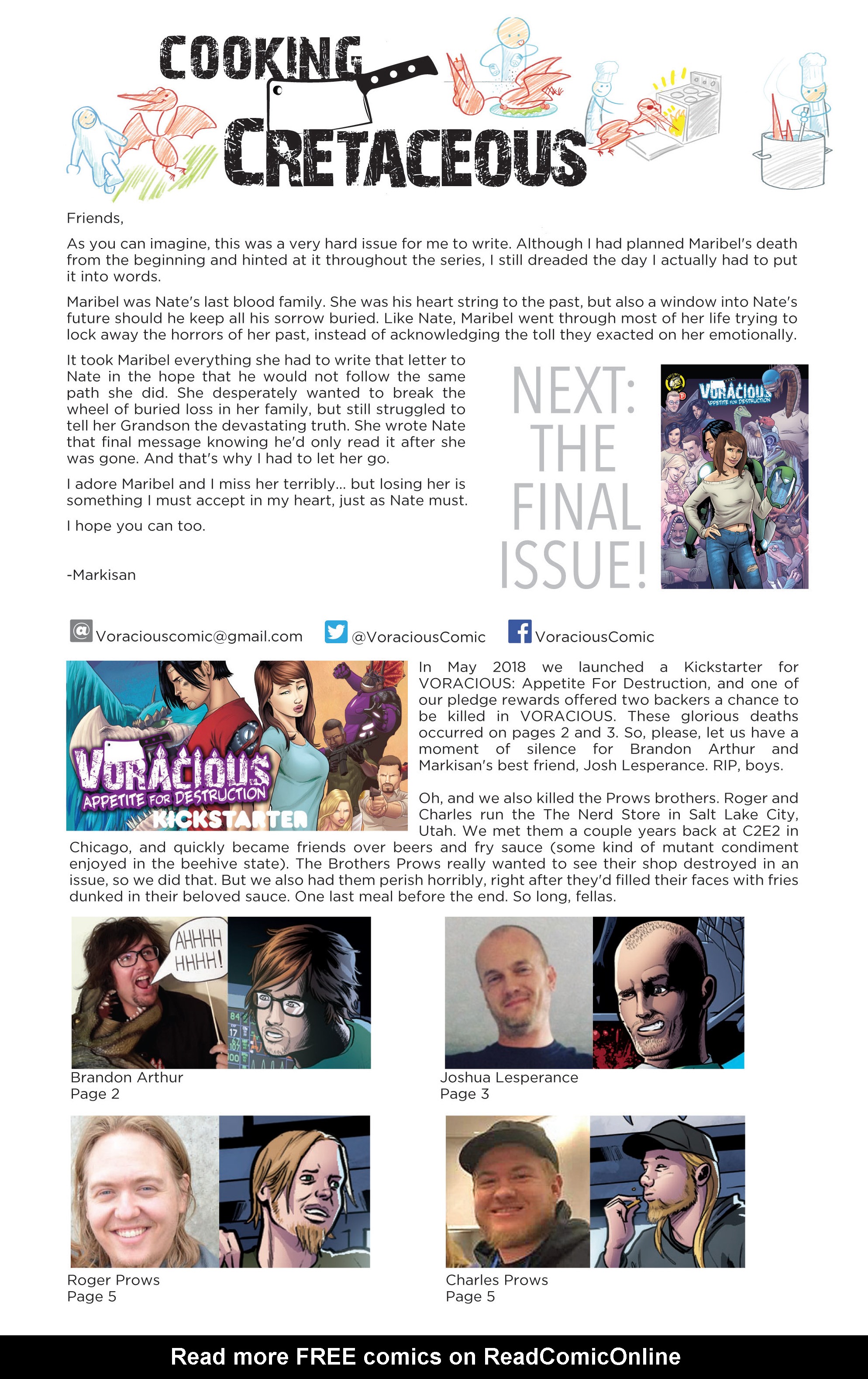 Read online Voracious: Appetite for Destruction comic -  Issue #4 - 27
