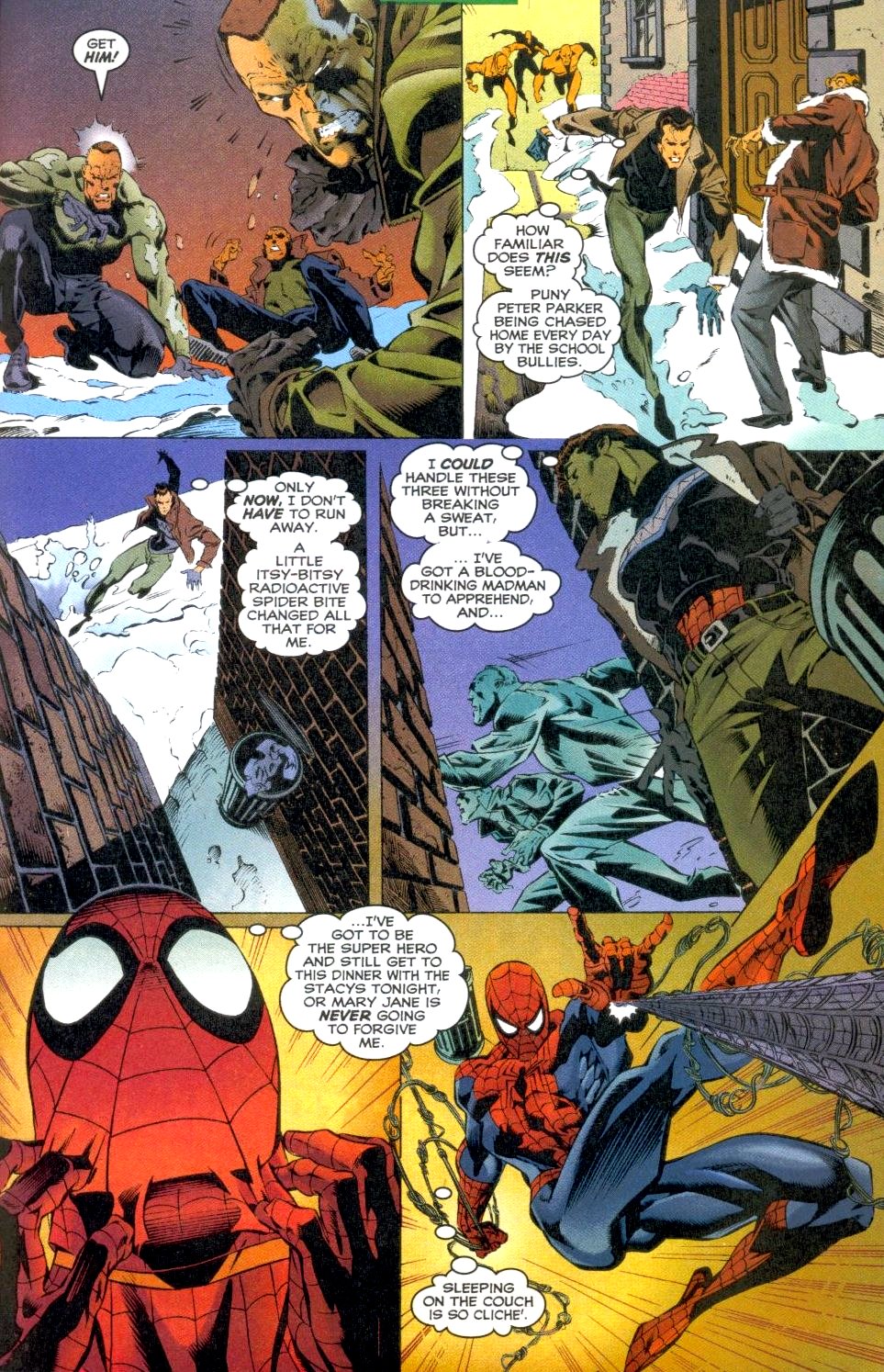 Read online Spider-Man (1990) comic -  Issue #77 - The Vampire's Kiss - 16