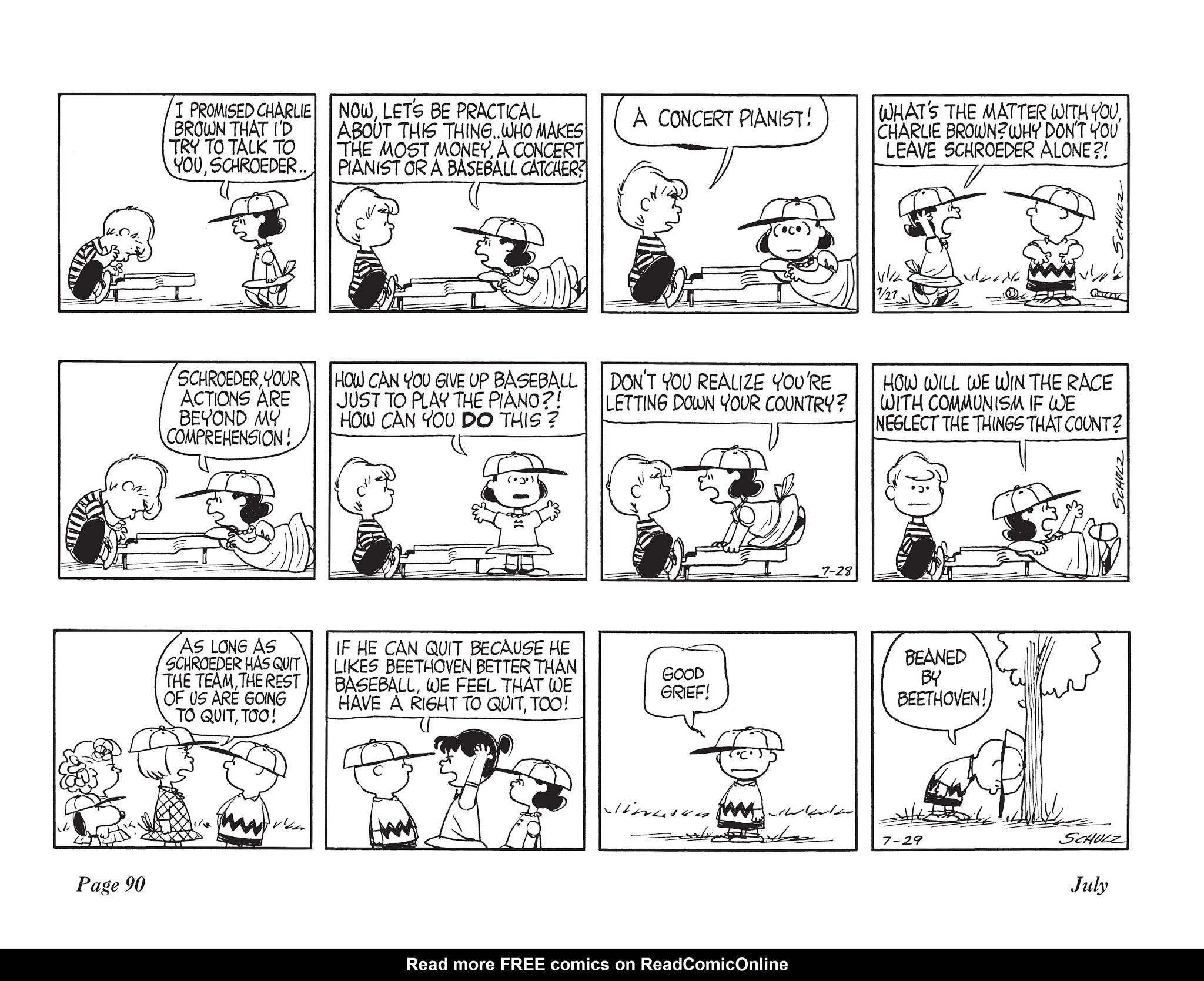 Read online The Complete Peanuts comic -  Issue # TPB 6 - 105